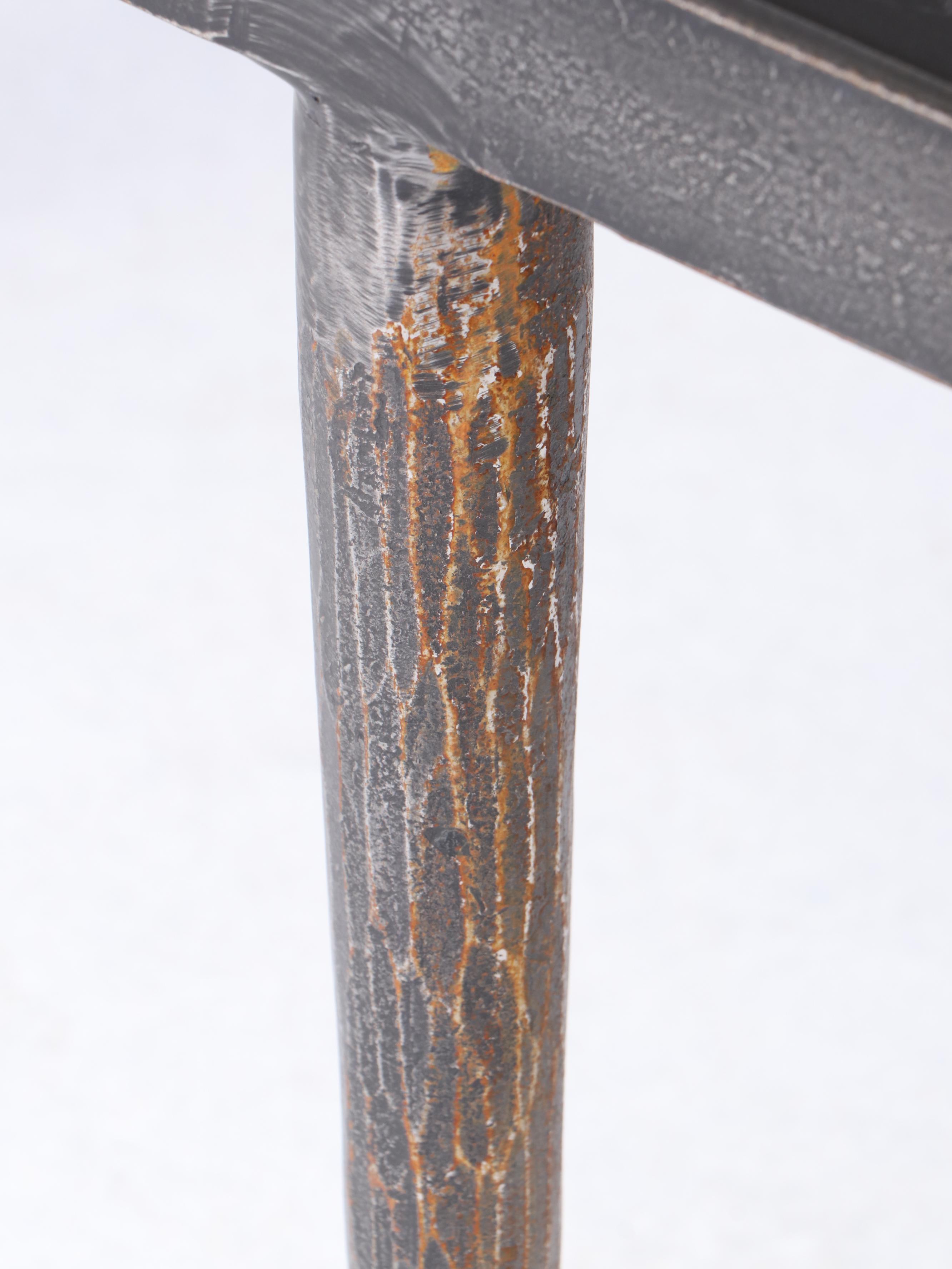 Industrial Style Metal Table, Mid to Late 20th Century