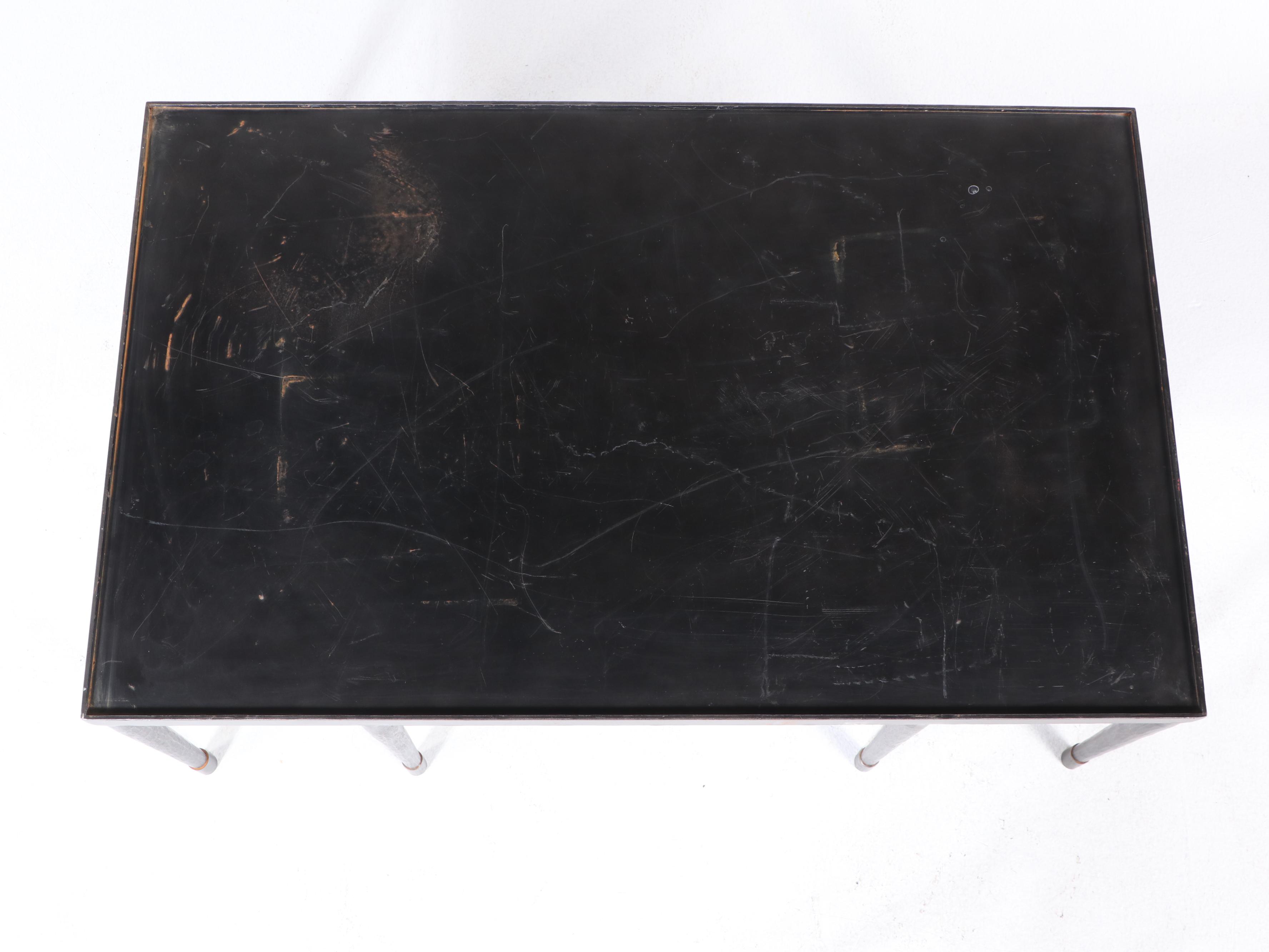 Industrial Style Metal Table, Mid to Late 20th Century