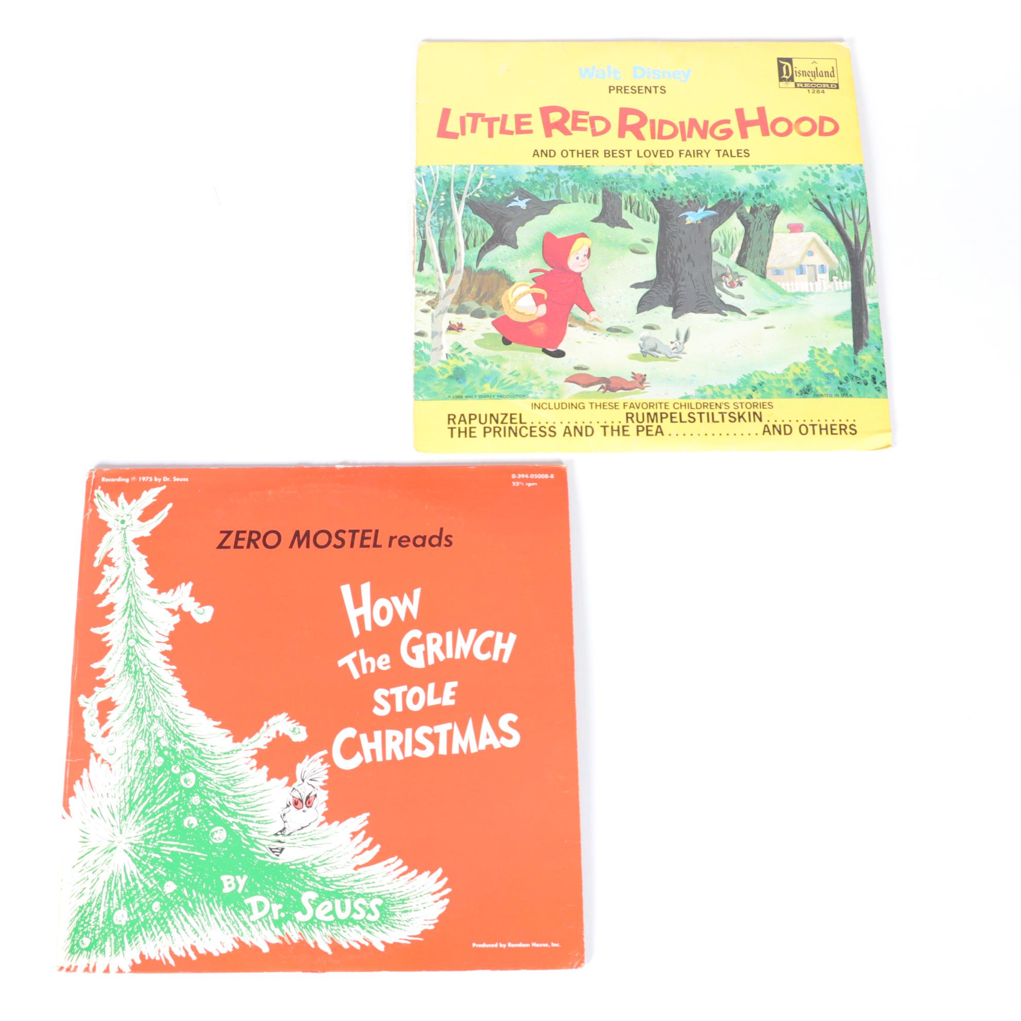 Children's Record Collection Featuring Mickey Mouse, Sesame Street and More