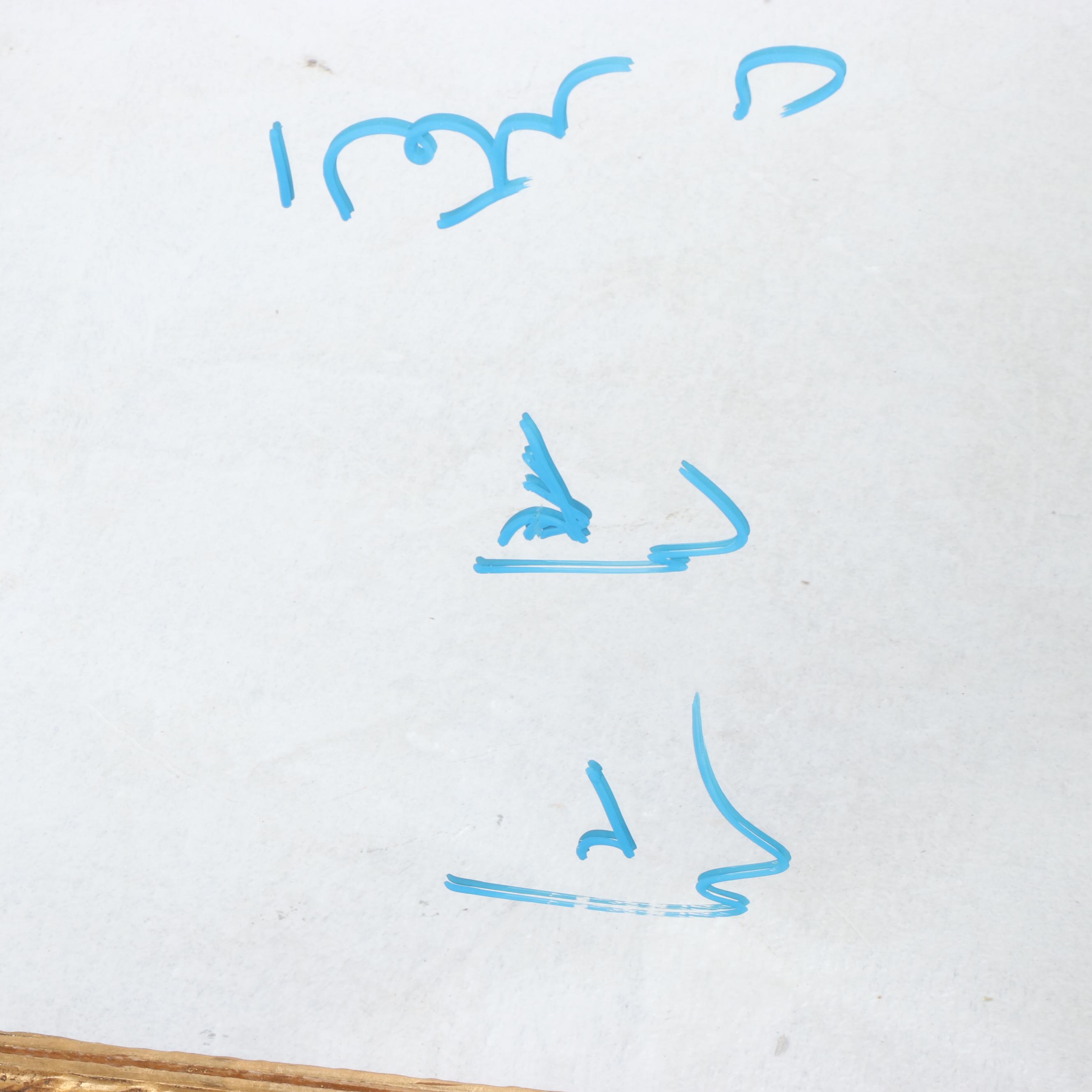 Louis Philippe Style Giltwood Floor Mirror