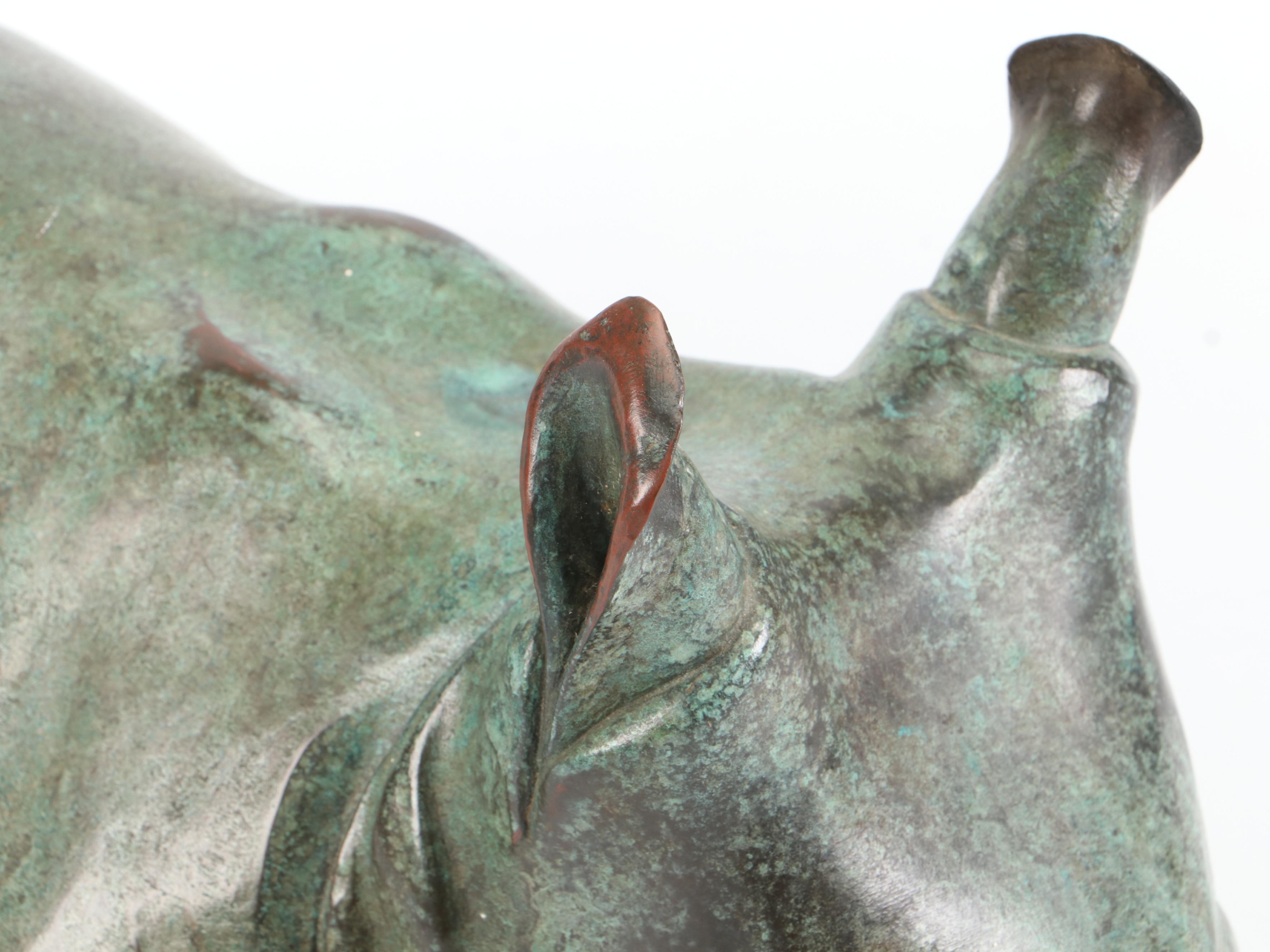 Sylvio Apponyi Cast Bronze "Wombat Junior" L/E Sculpture, 1998