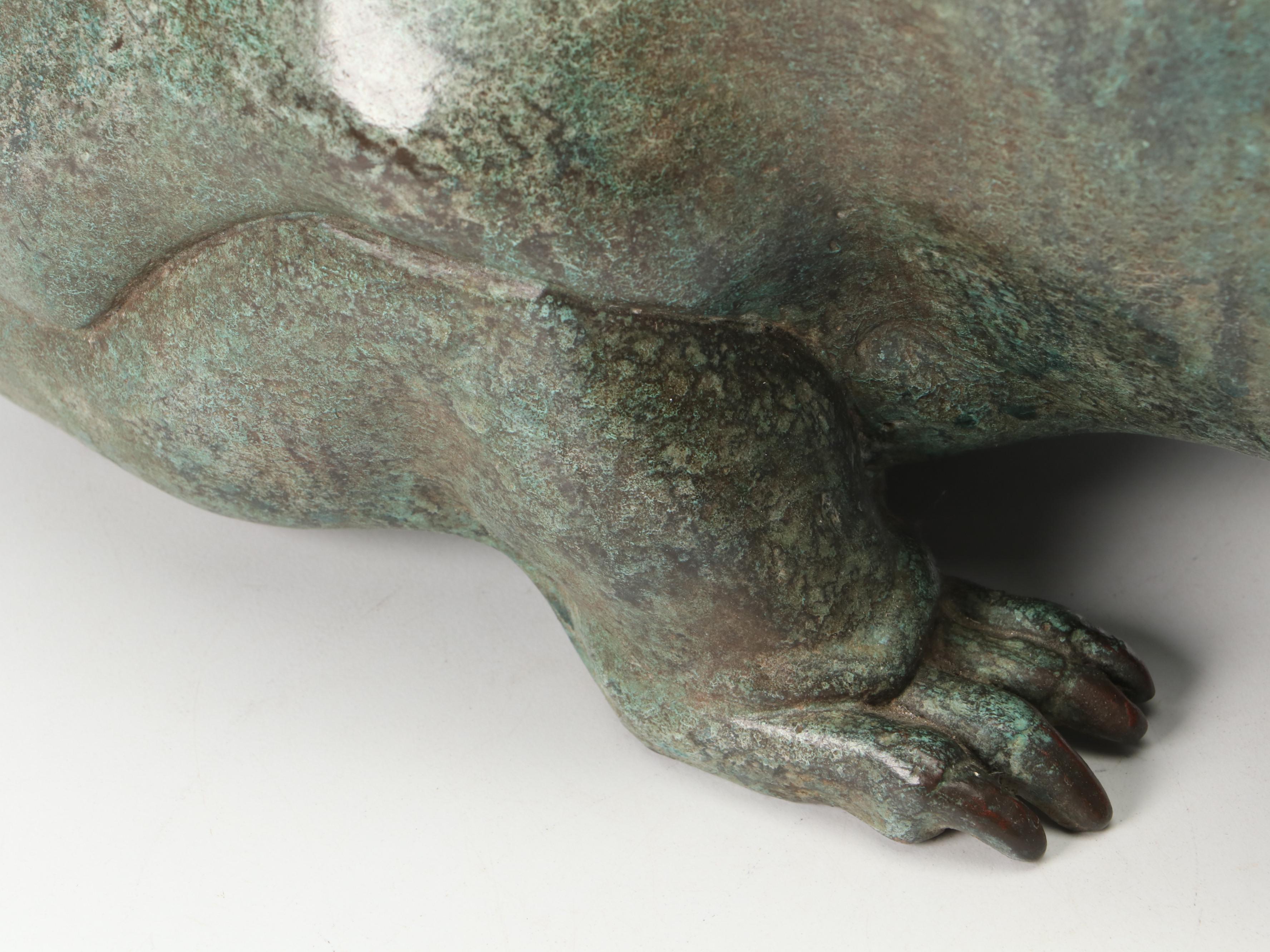 Sylvio Apponyi Cast Bronze "Wombat Junior" L/E Sculpture, 1998