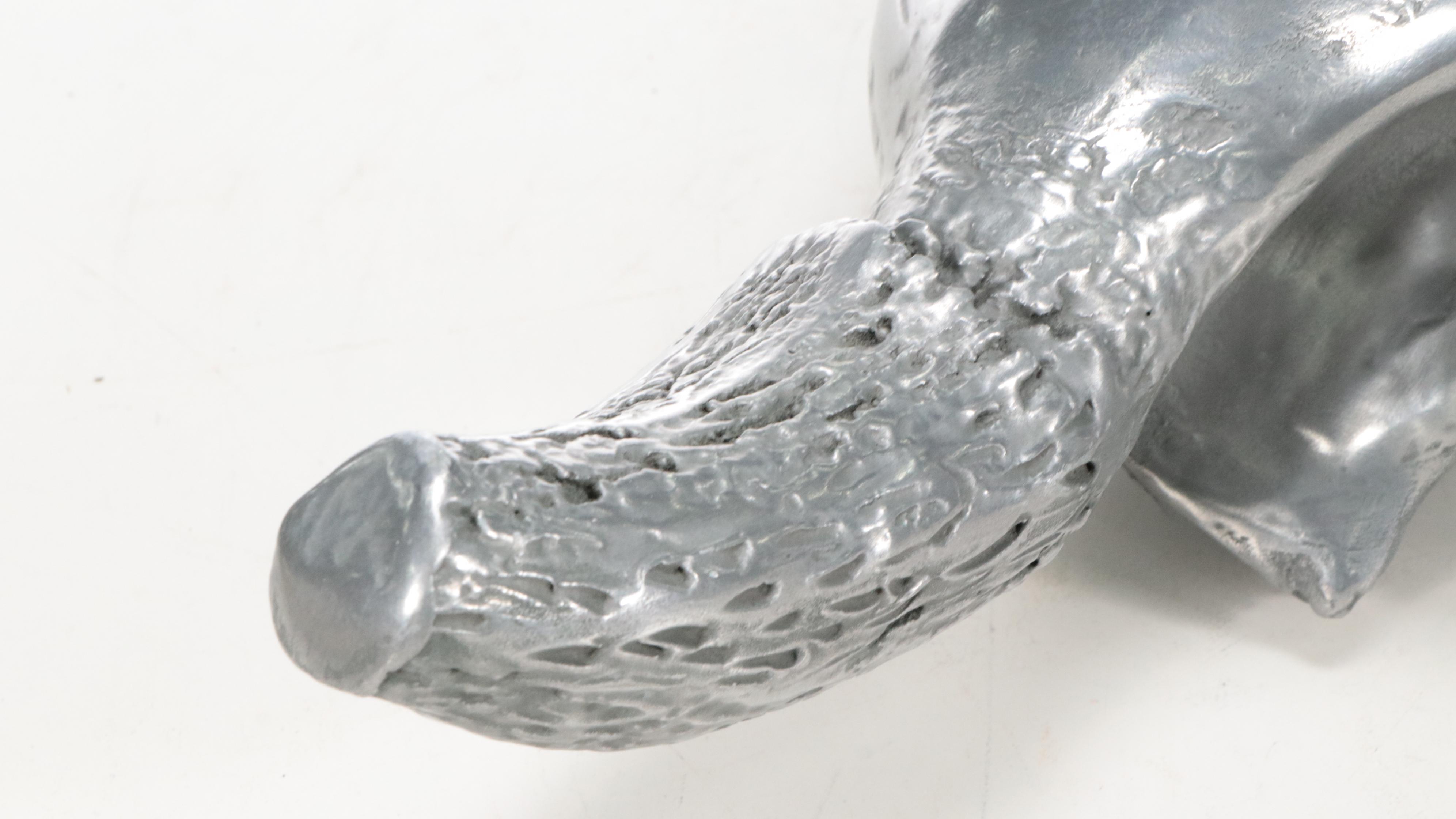 Faux Taxidermy Replica Steer Horns and Skull in Resin