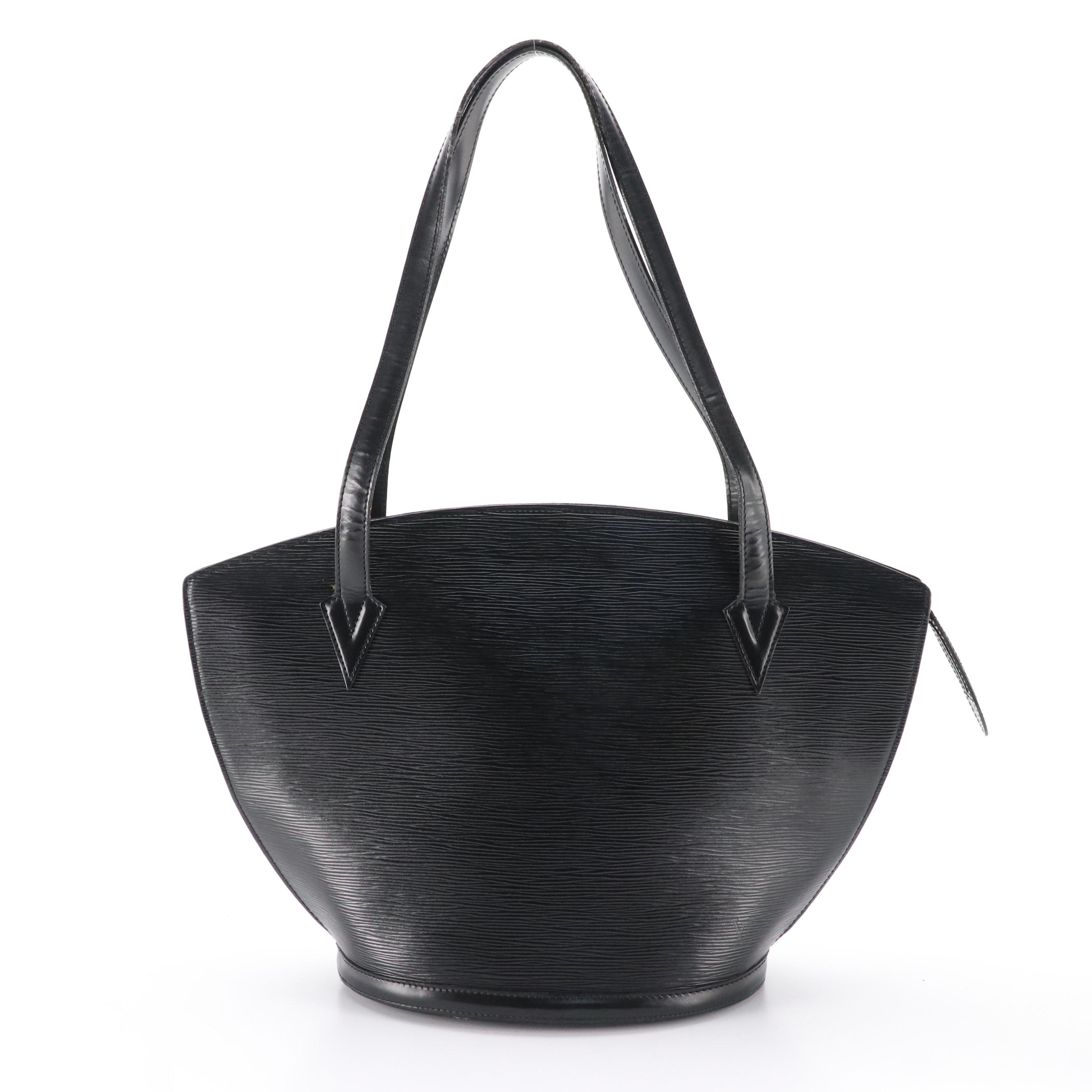 Louis Vuitton Saint Jacques GM Shoulder Bag in Black Epi Leather