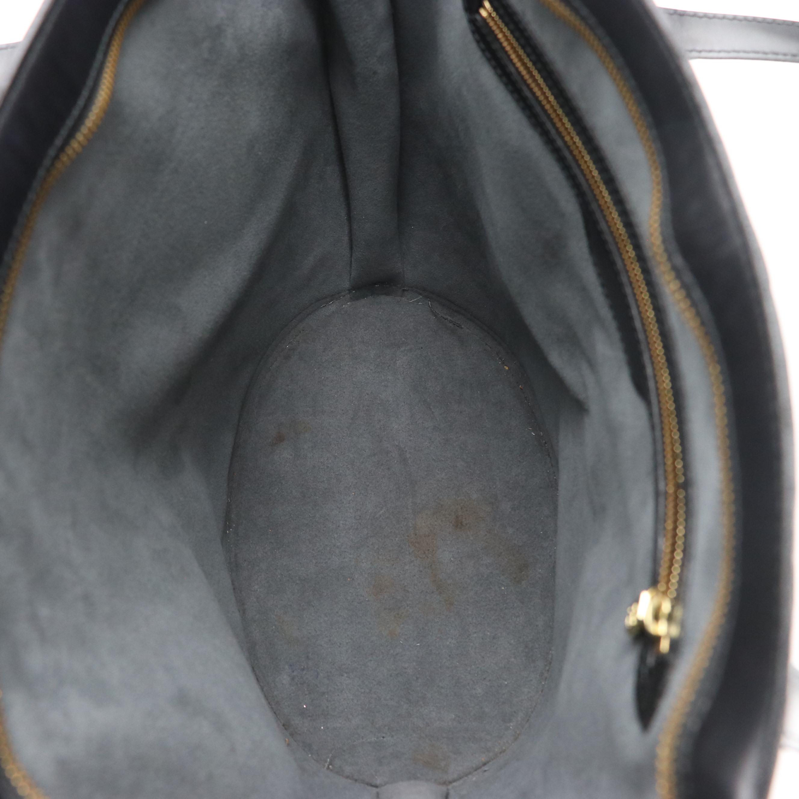 Louis Vuitton Saint Jacques GM Shoulder Bag in Black Epi Leather