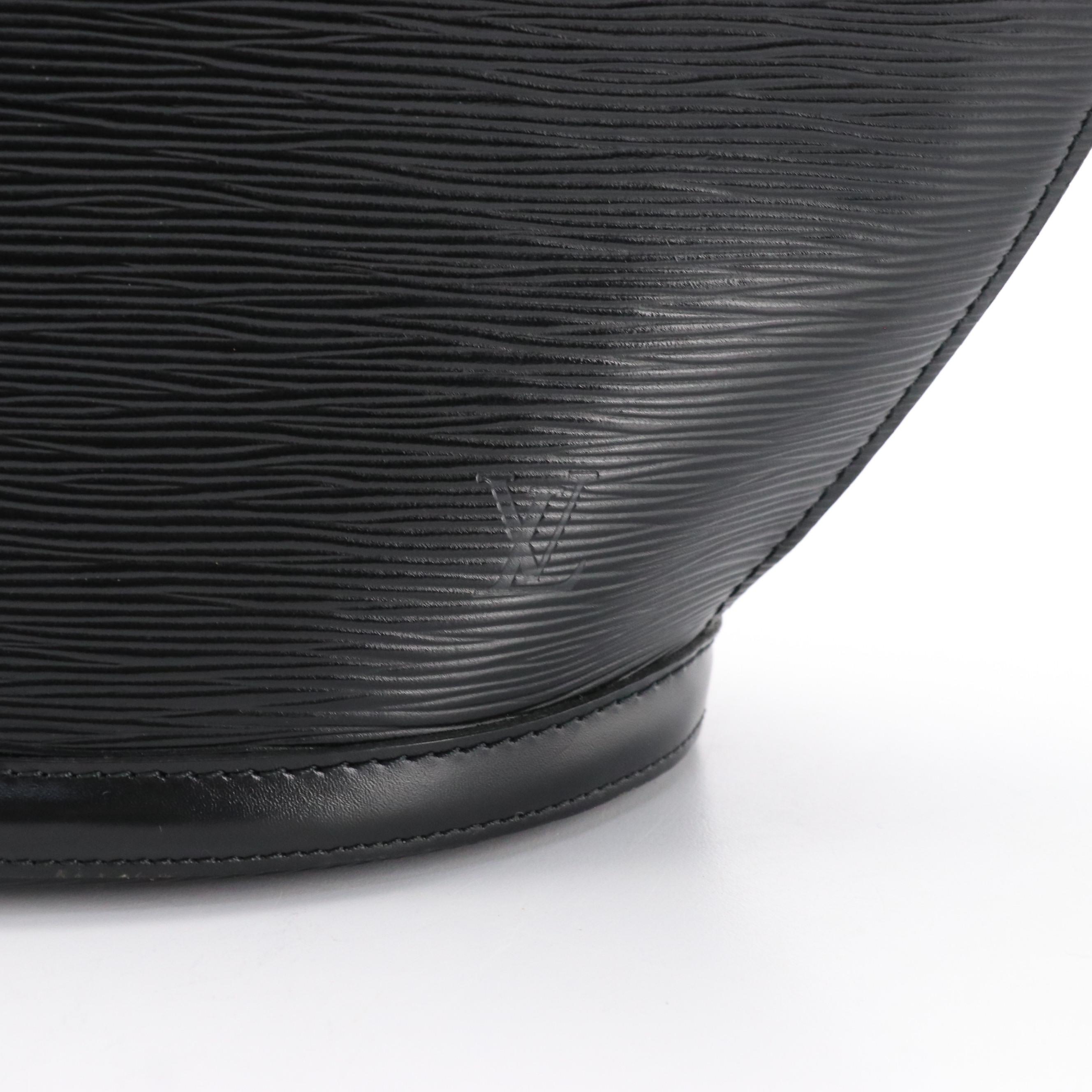 Louis Vuitton Saint Jacques GM Shoulder Bag in Black Epi Leather