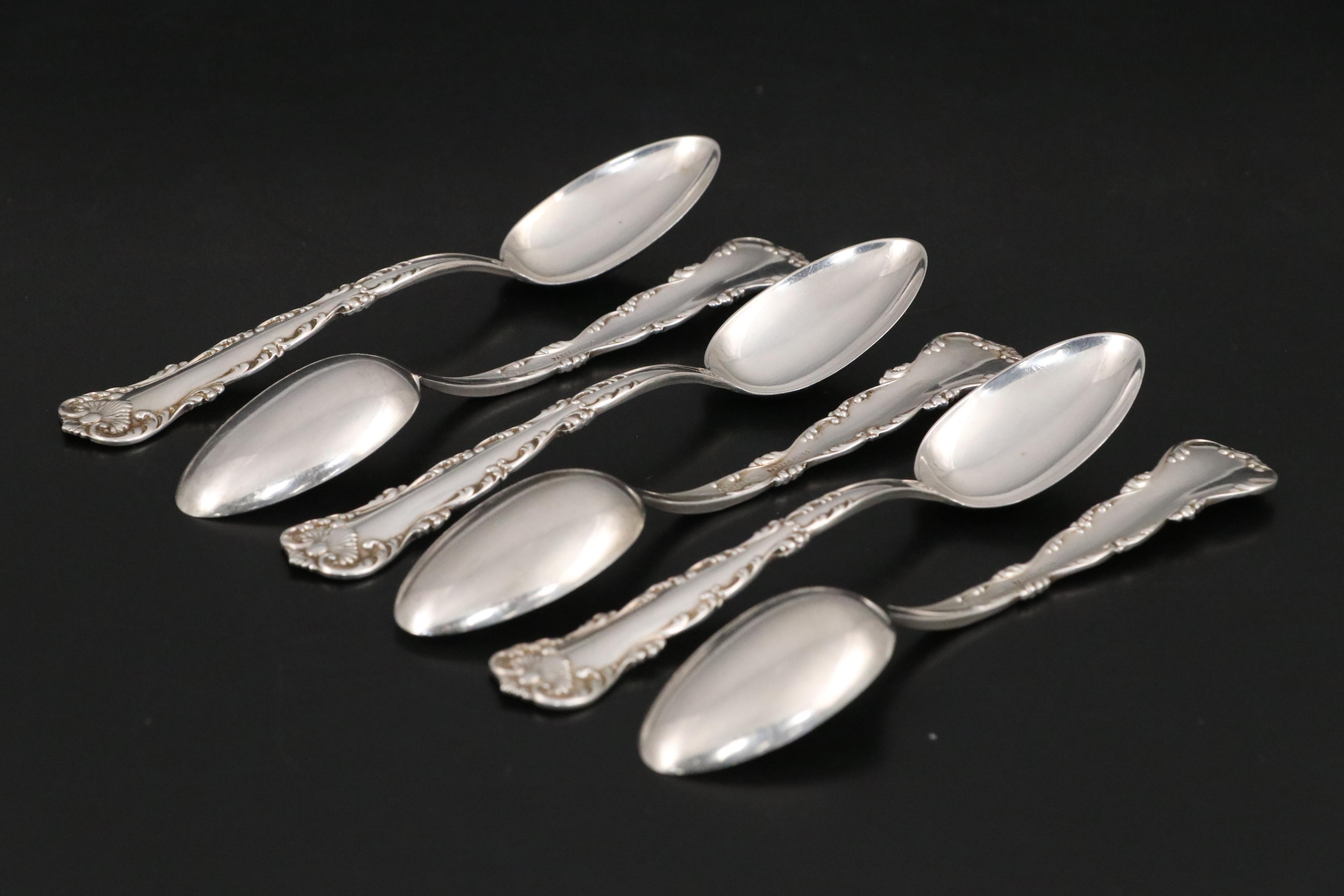 Frank M. Whiting "NeapolitanKings Court" Sterling Teaspoons