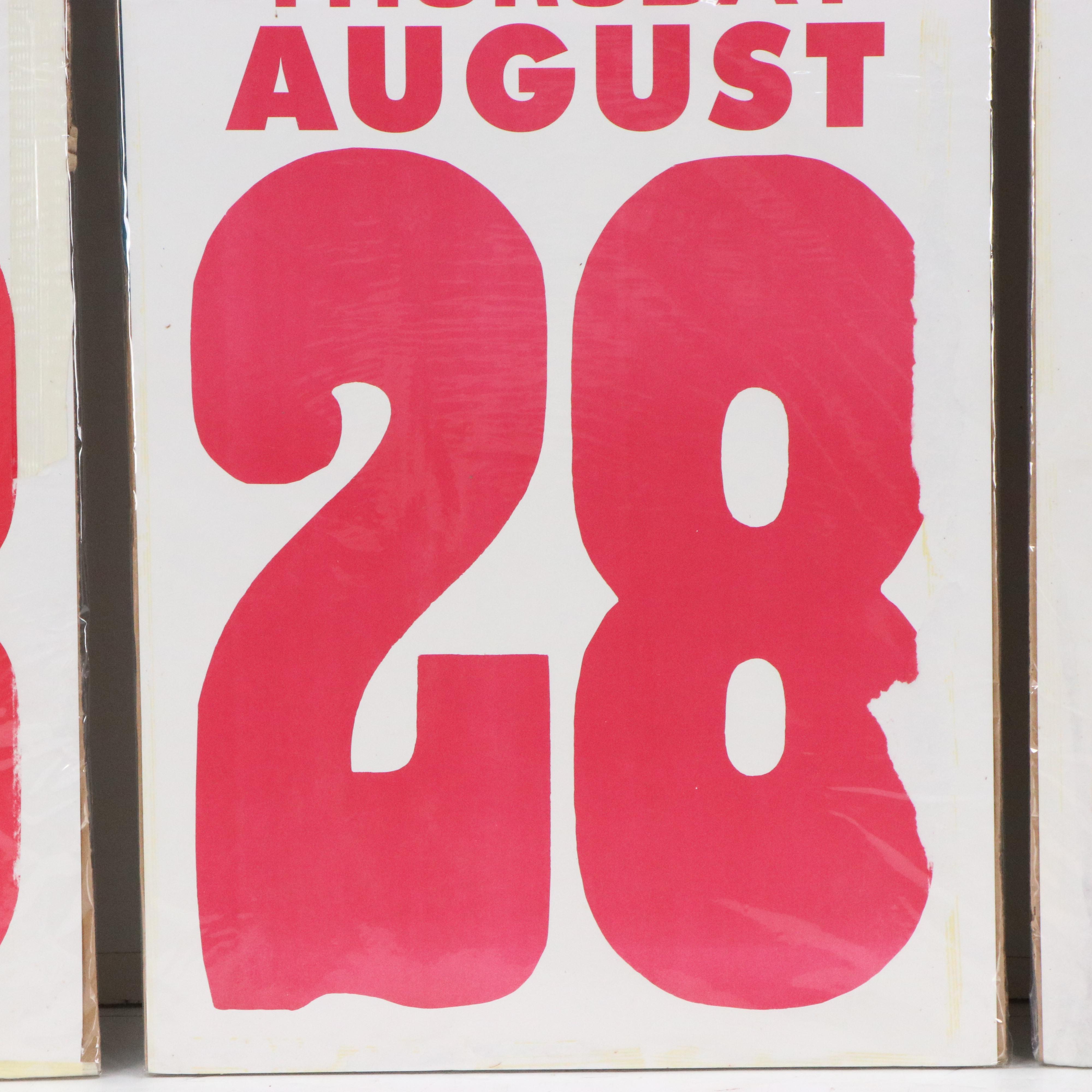 Kelly Miller Circus Showtime Serigraph Posters, Late 20th Century