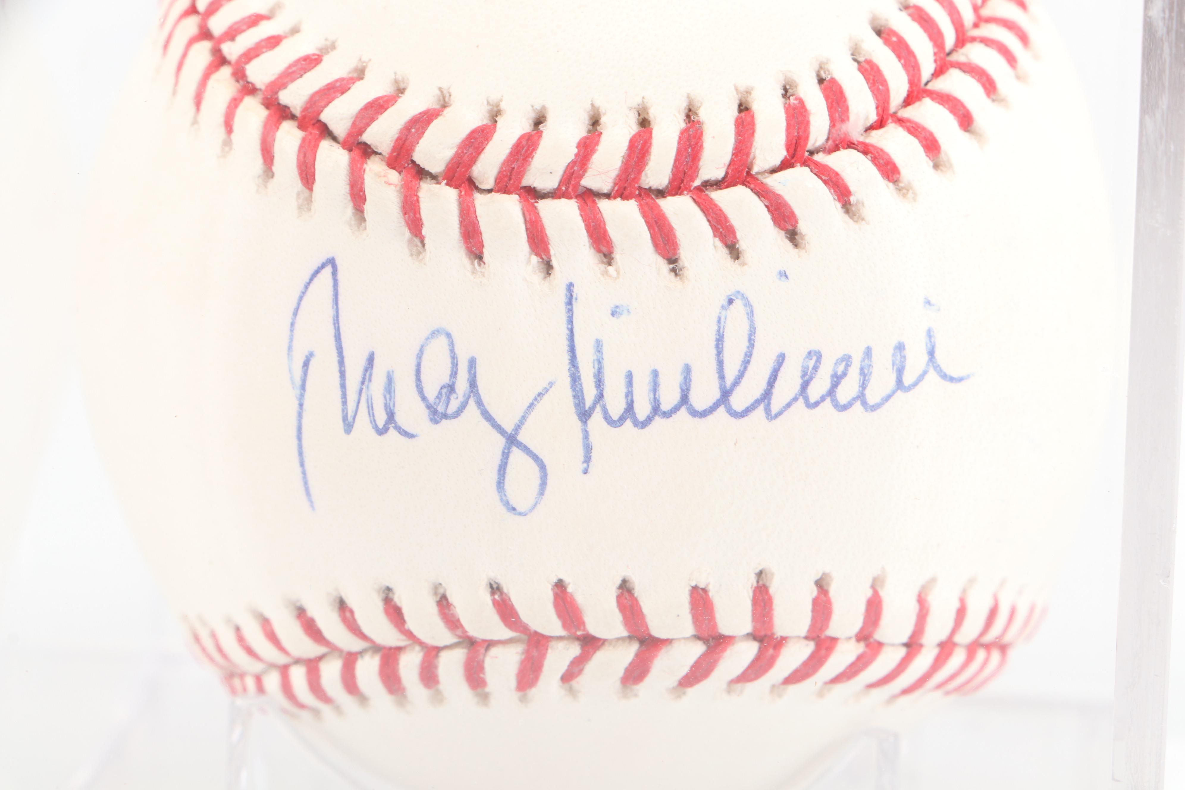 Bill Clinton and James Patterson Signed Book with Rudy Giuliani Signed Baseball