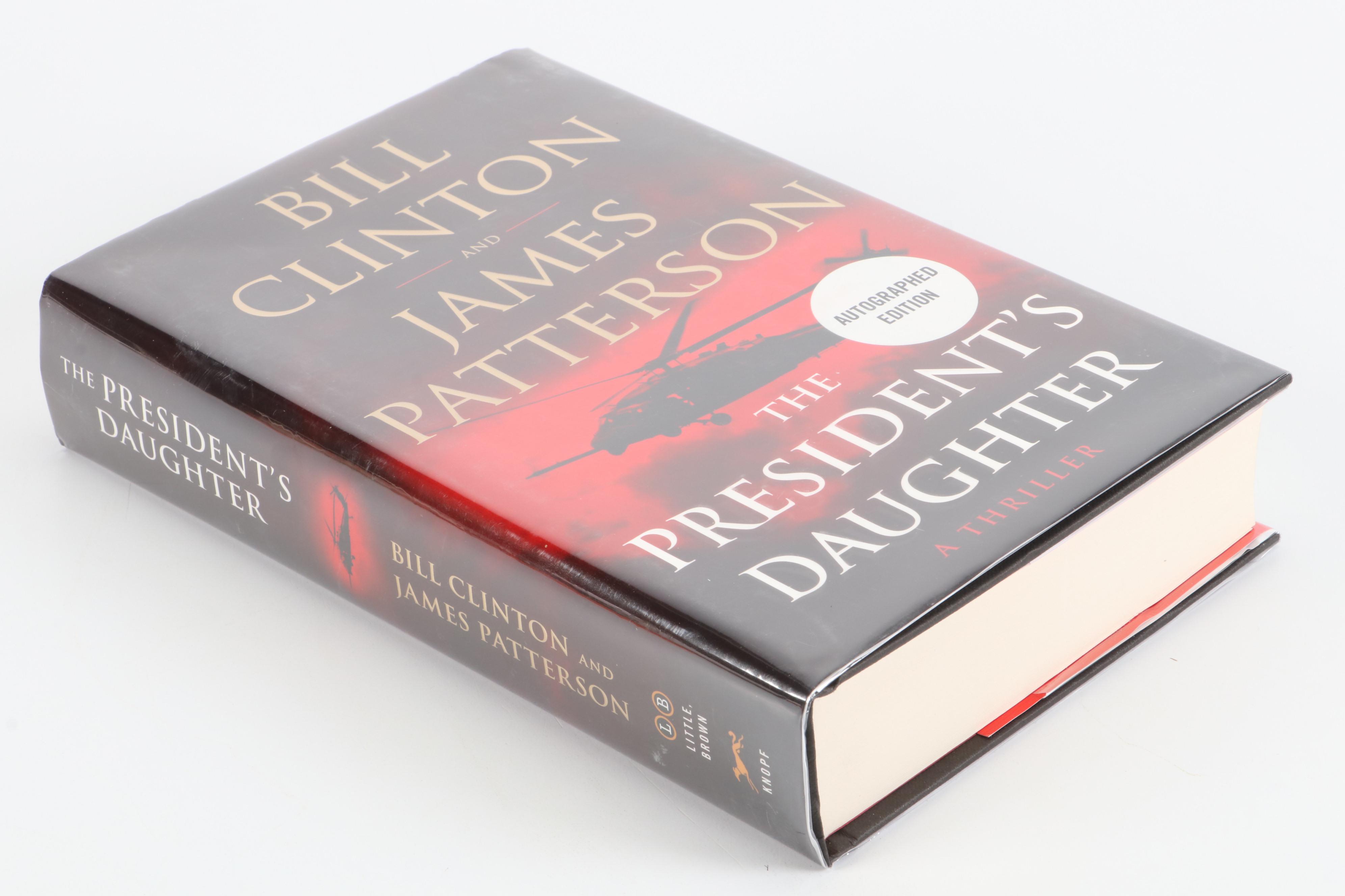 Bill Clinton and James Patterson Signed Book with Rudy Giuliani Signed Baseball