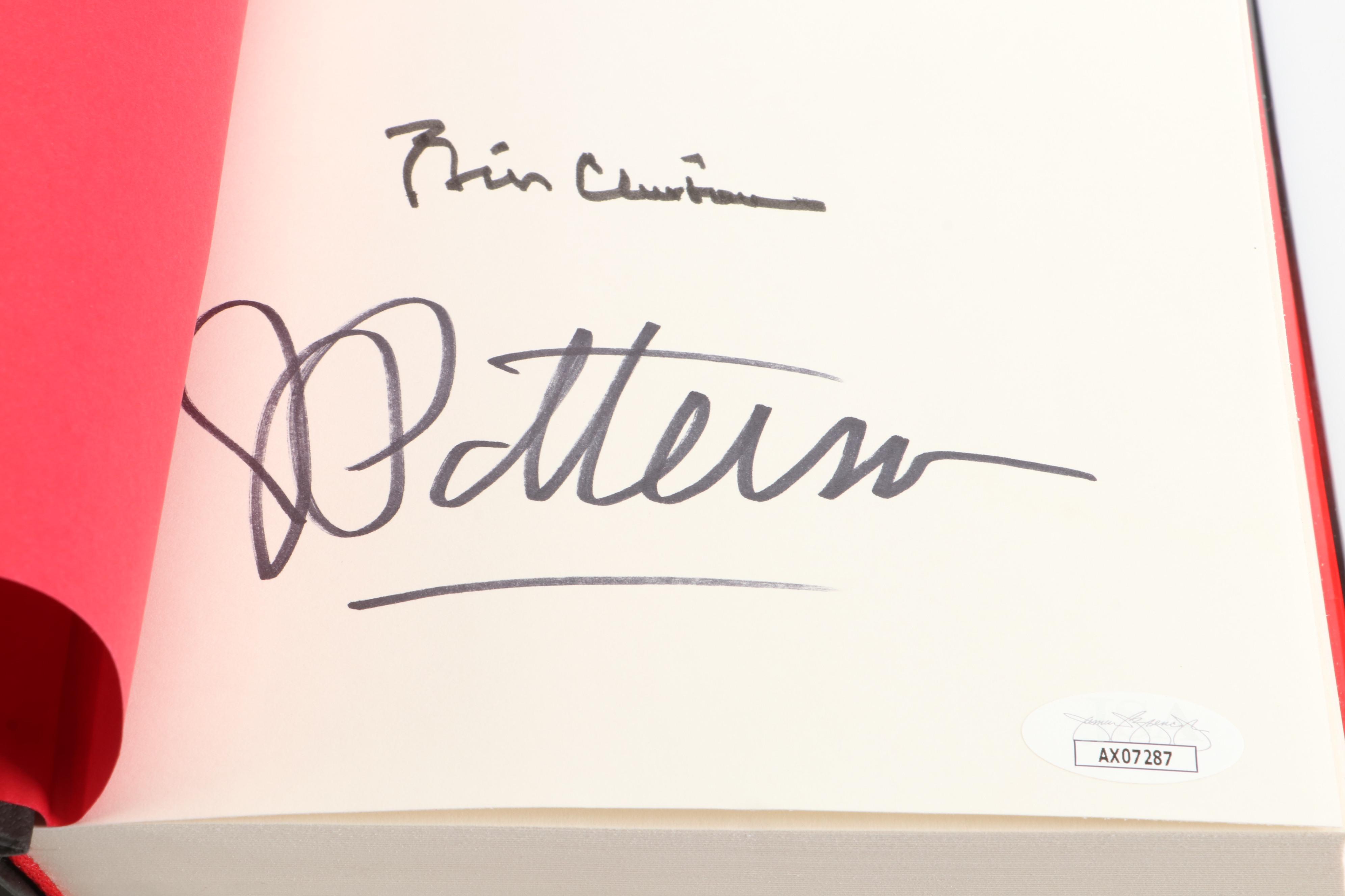 Bill Clinton and James Patterson Signed Book with Rudy Giuliani Signed Baseball