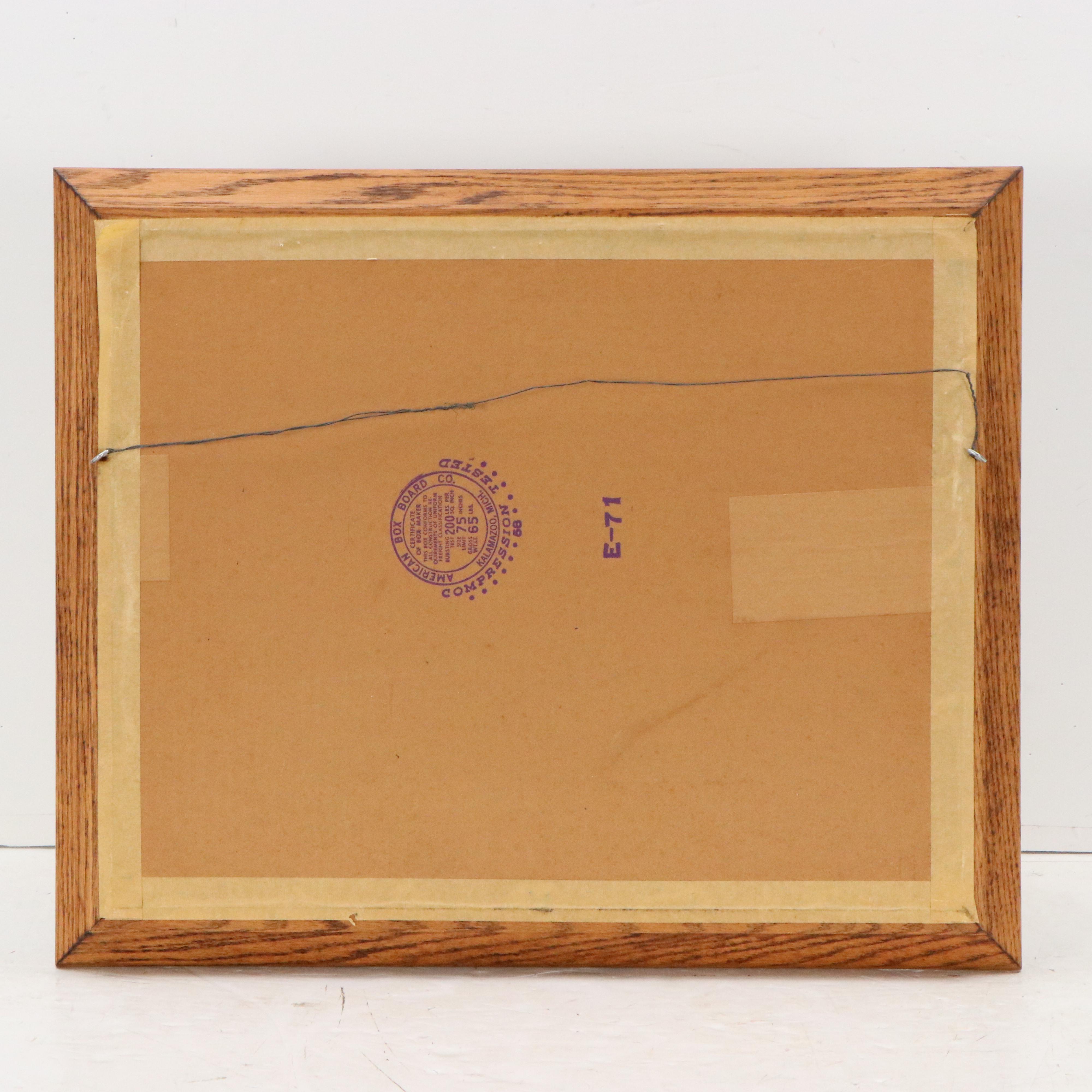 Collotype After 17th Century Nicolao Visscher  Map of New England "Mar Del Nort"