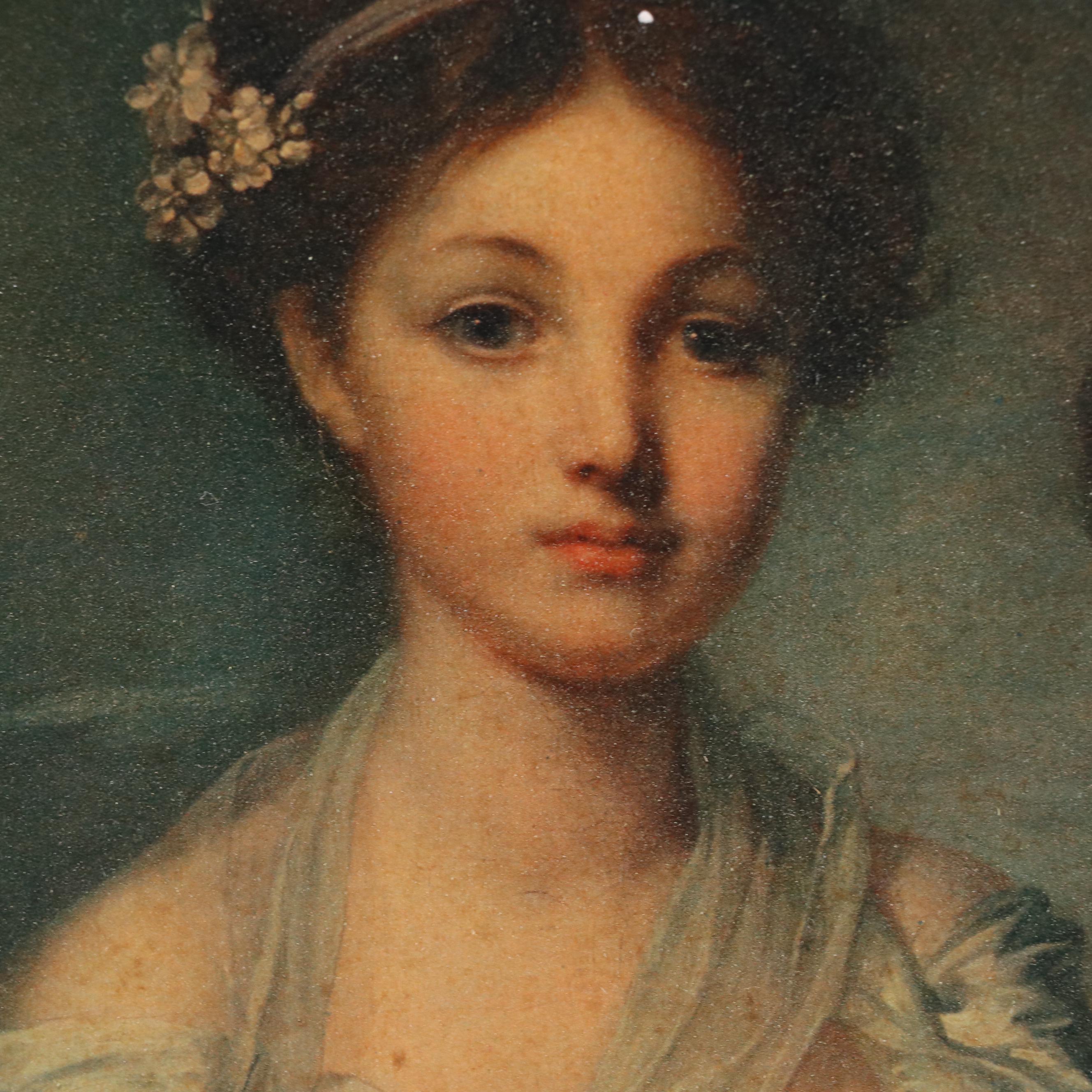 Collotype After Jean-Baptiste Greuze "La Cruche Cassée," Late 19th Century