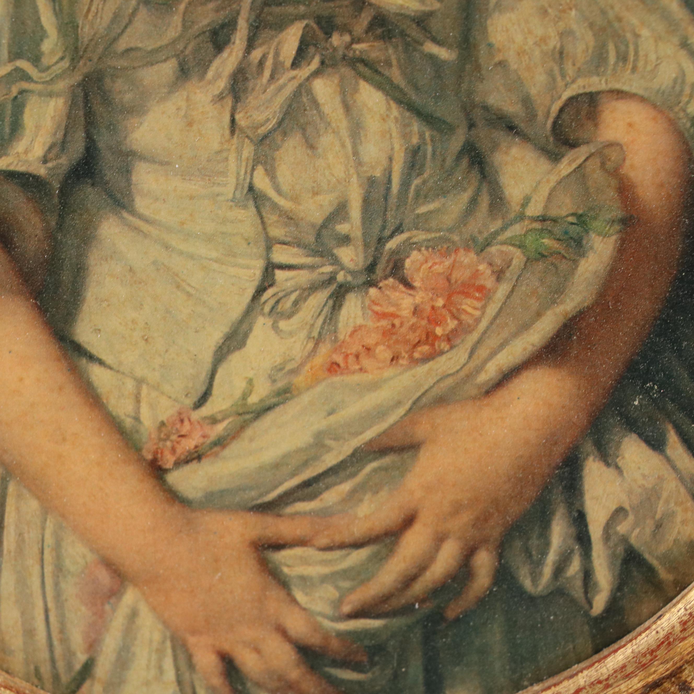 Collotype After Jean-Baptiste Greuze "La Cruche Cassée," Late 19th Century