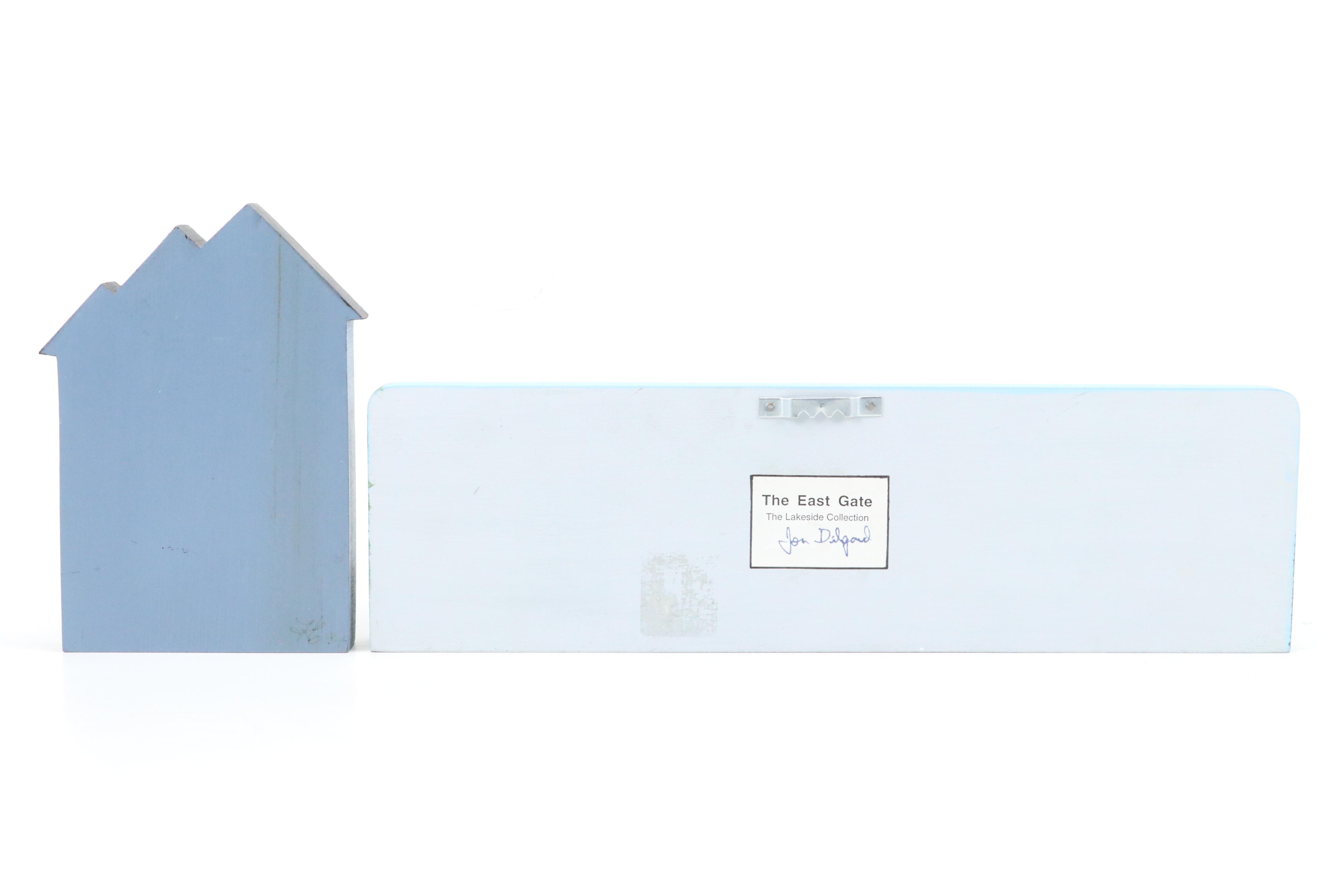 The Cat's Meow Wooden House Replicas and More House Figurines, Late 20th C.