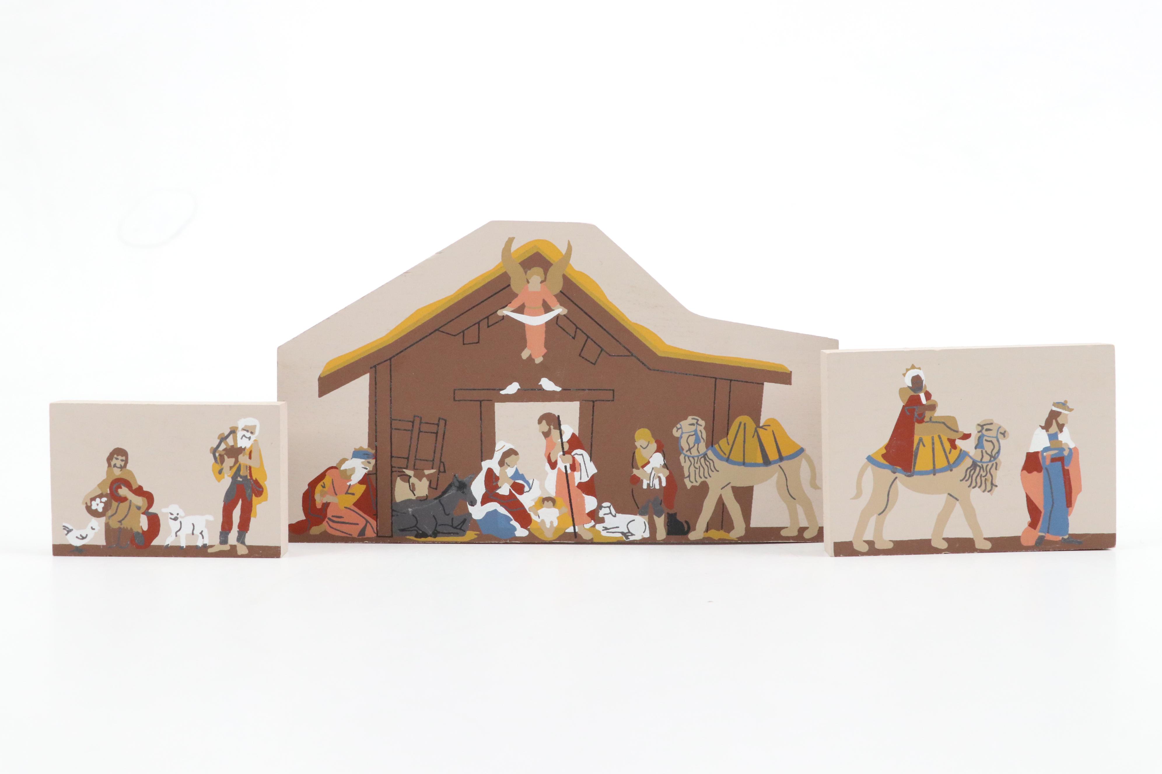 The Cat's Meow Wooden House Replicas and More House Figurines, Late 20th C.