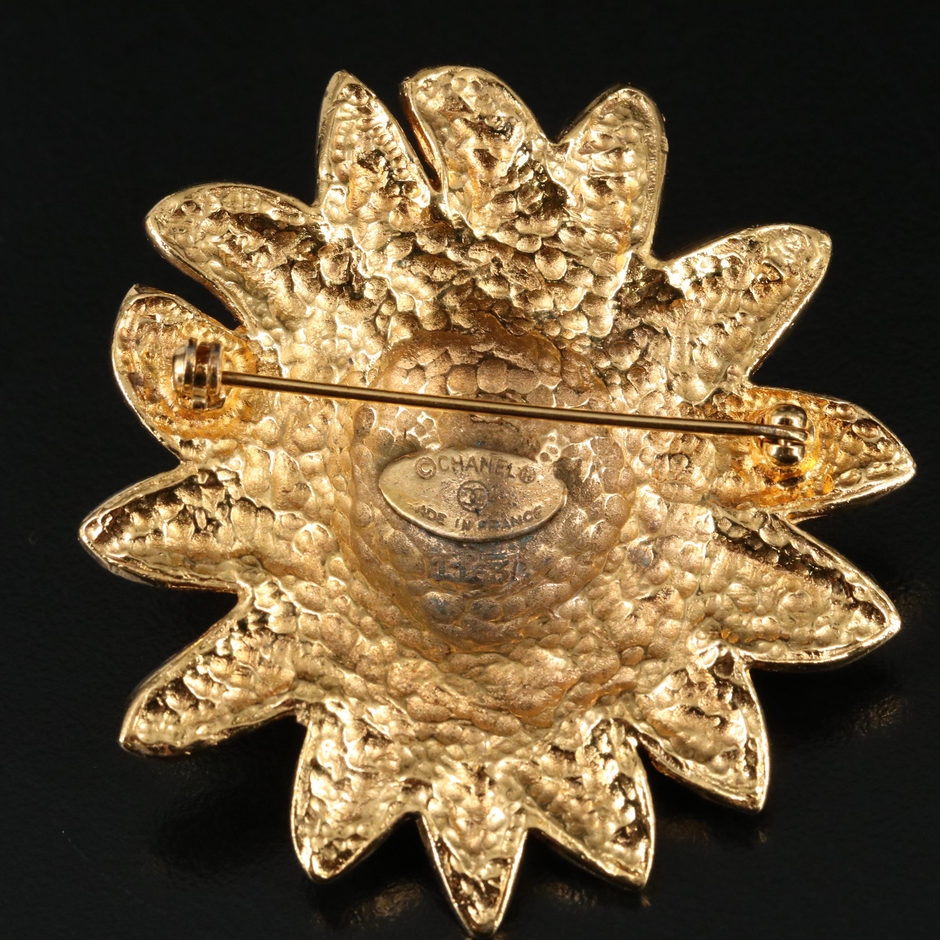 Chanel Lion Motif Brooch