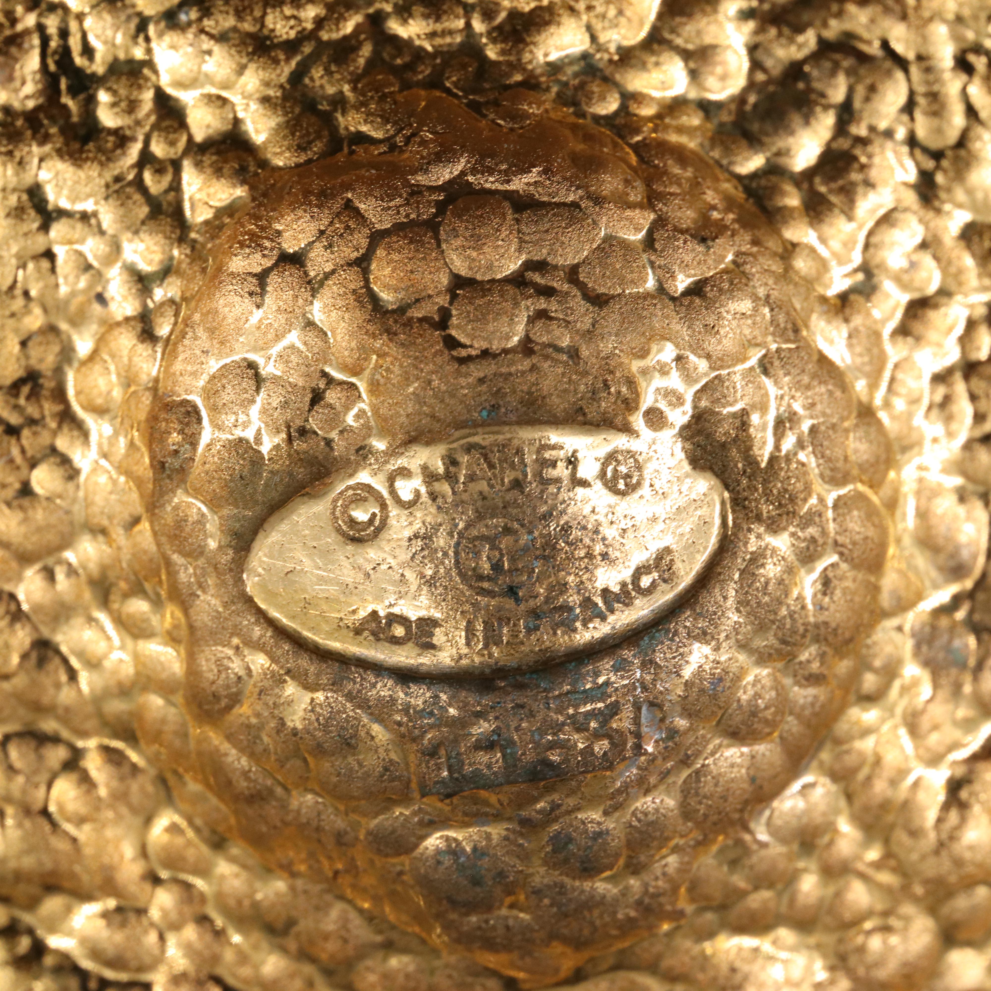 Chanel Lion Motif Brooch