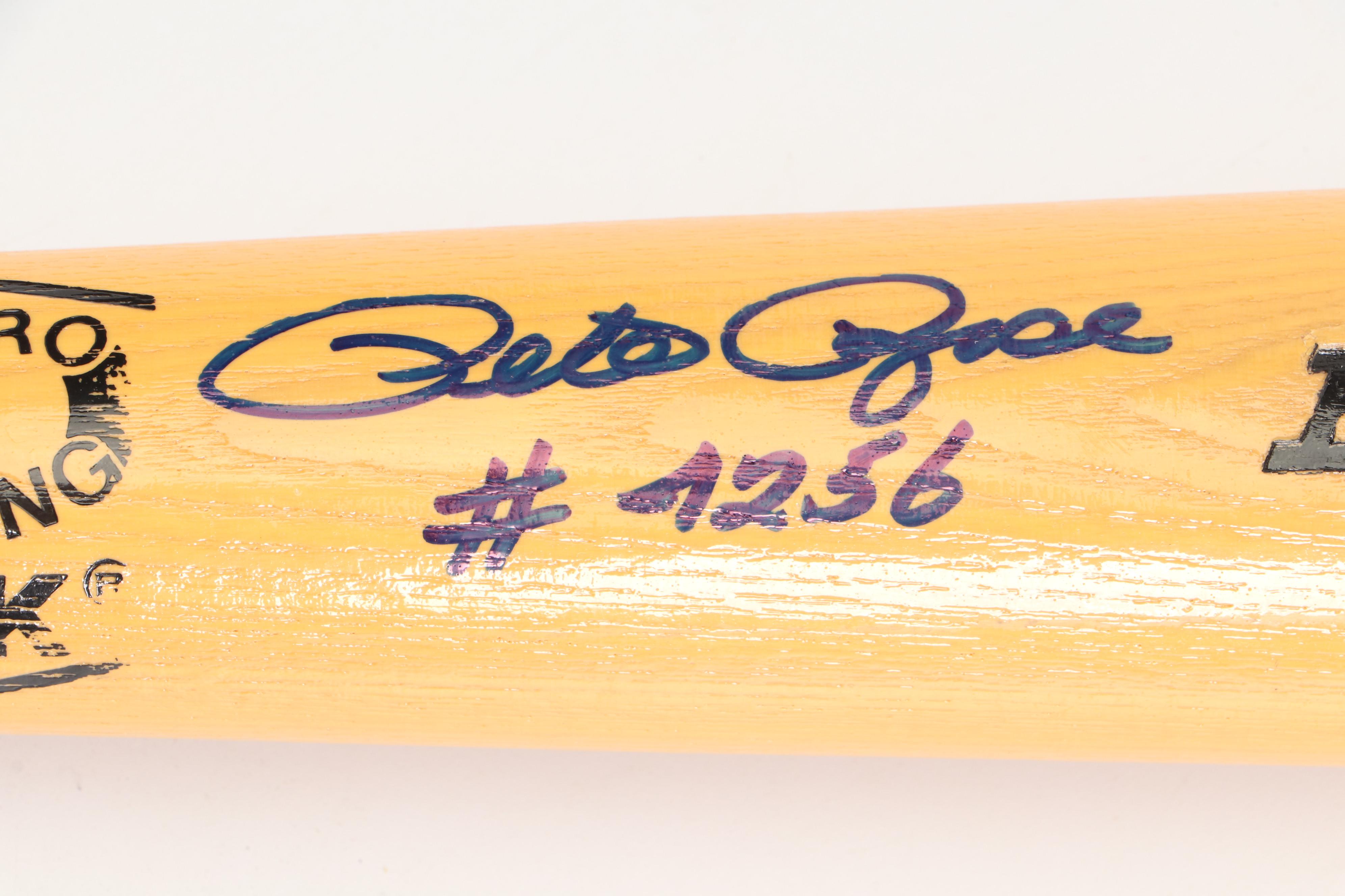 Pete Rose Signed "#4256" Rawlings Adirondack Big Stick Baseball Bat