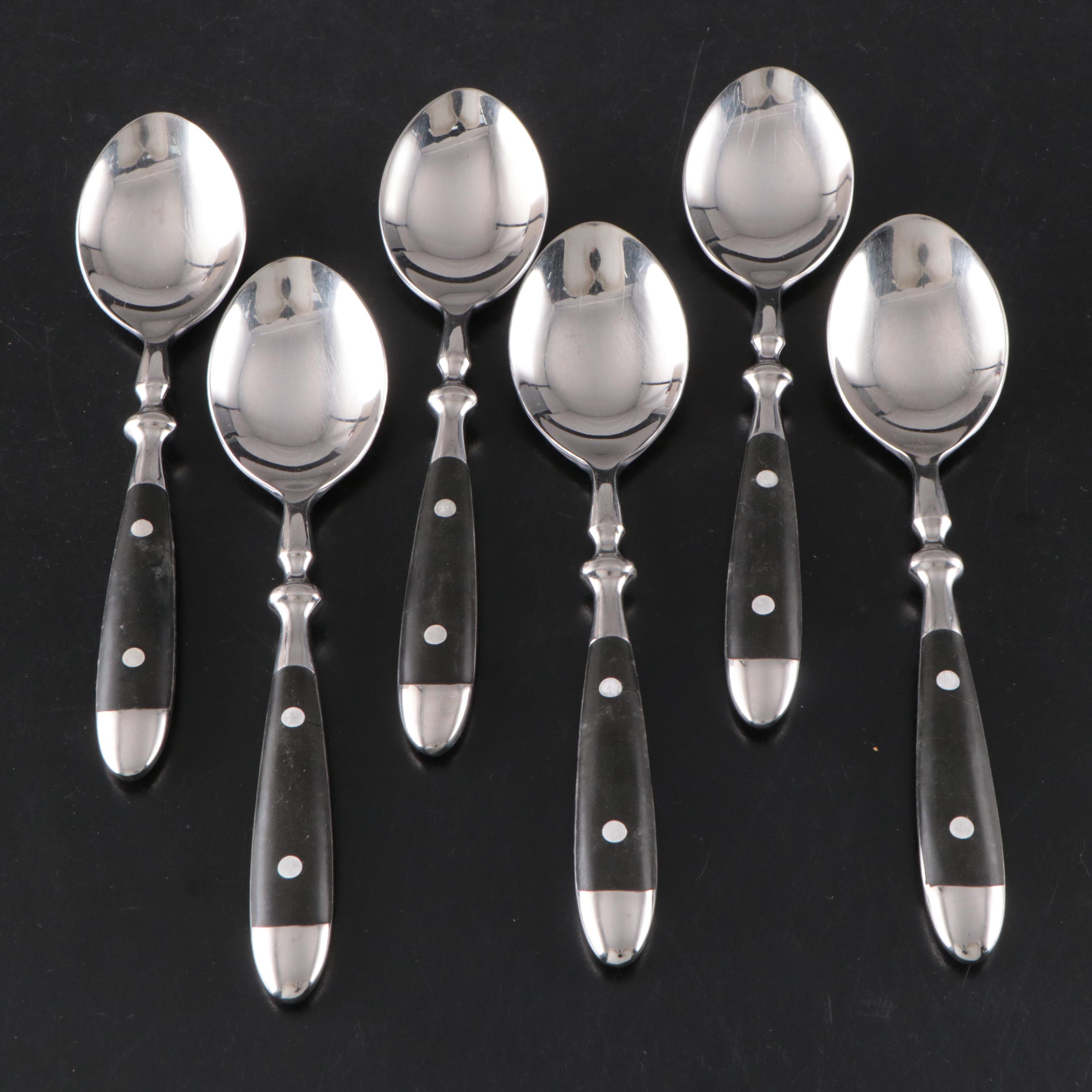 Pyrex Glass Measuring Cups with Stainless Steel Utensils and Table Accessories