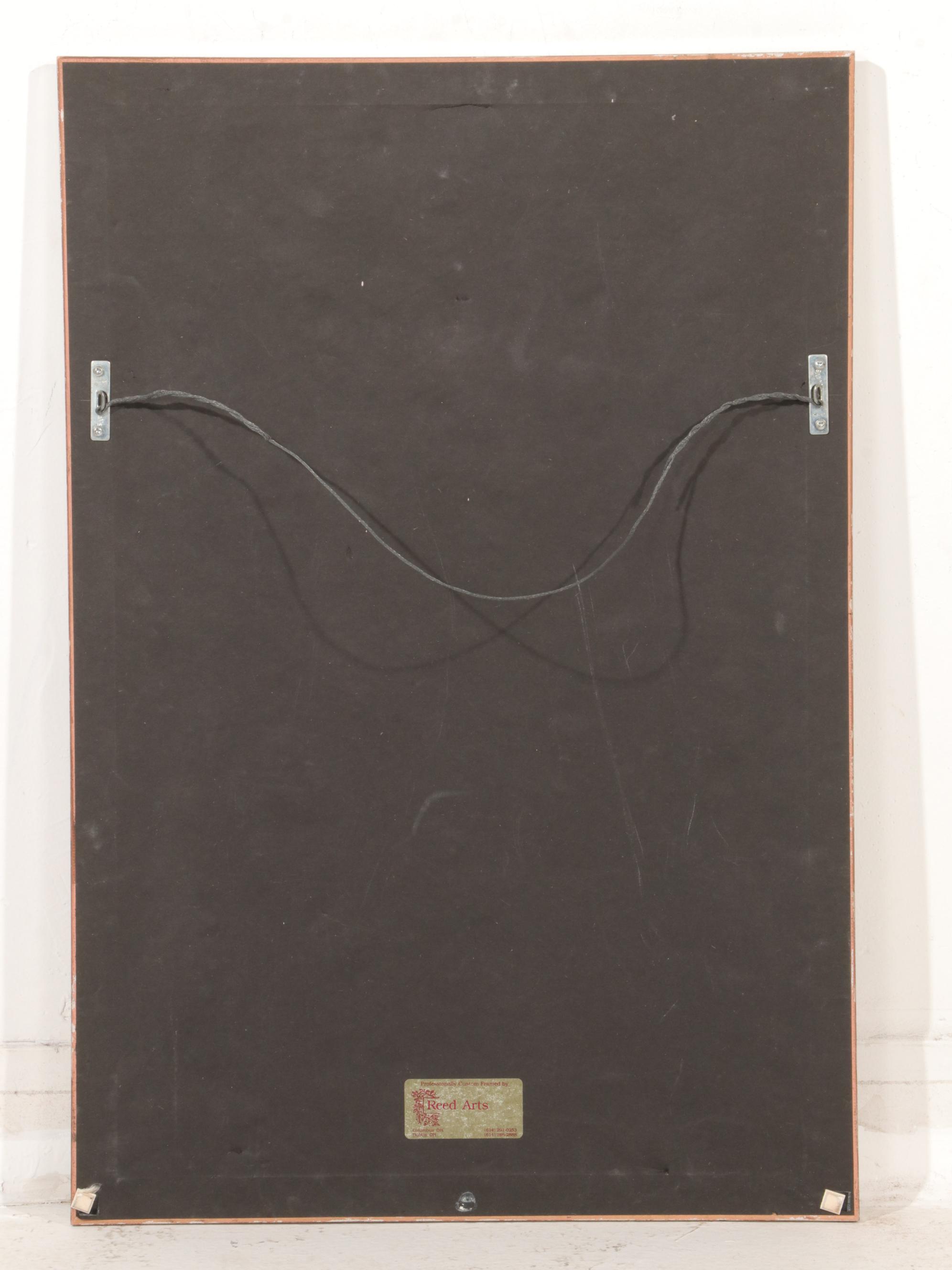 Brass Tomb Rubbing of Madonna and Child