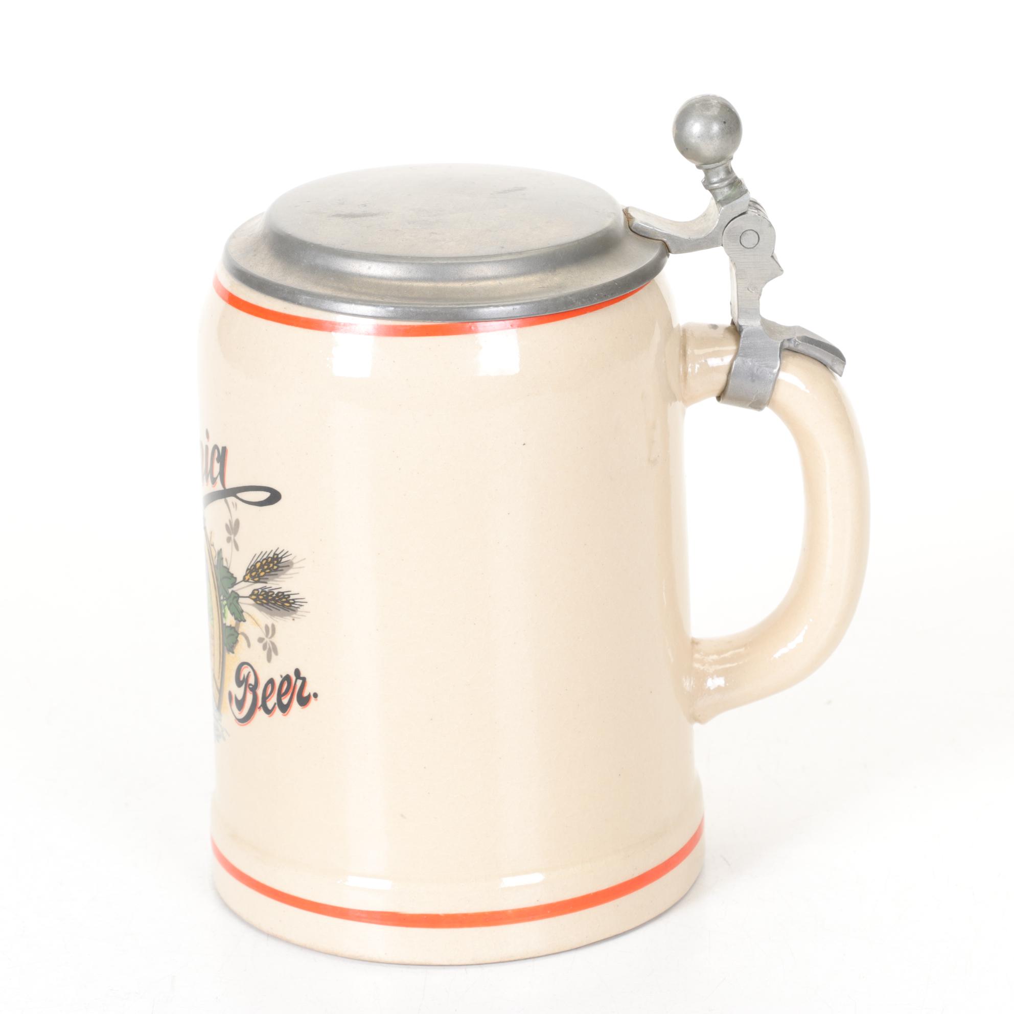 Austria and Munich Coat of Arms Beer Steins