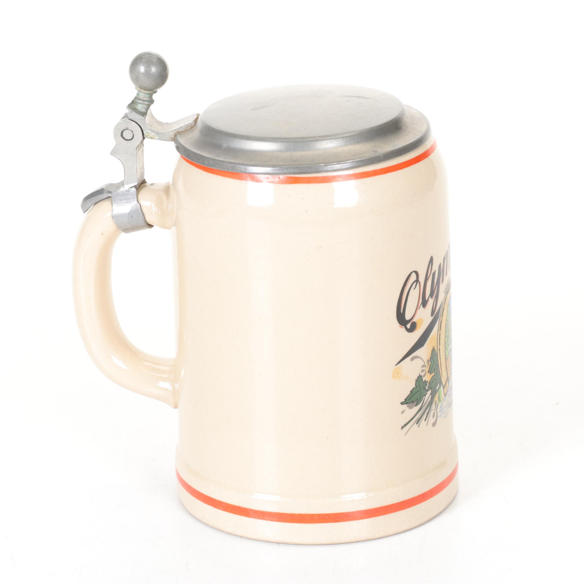 Austria and Munich Coat of Arms Beer Steins