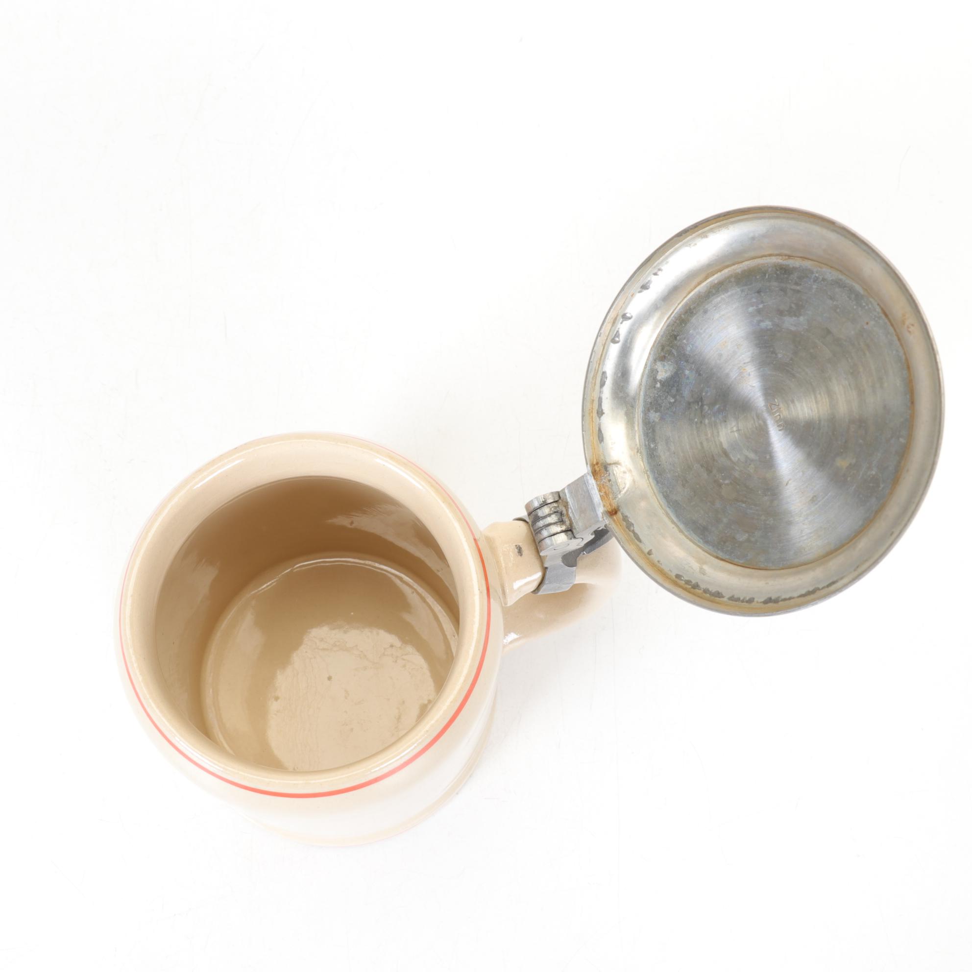 Austria and Munich Coat of Arms Beer Steins