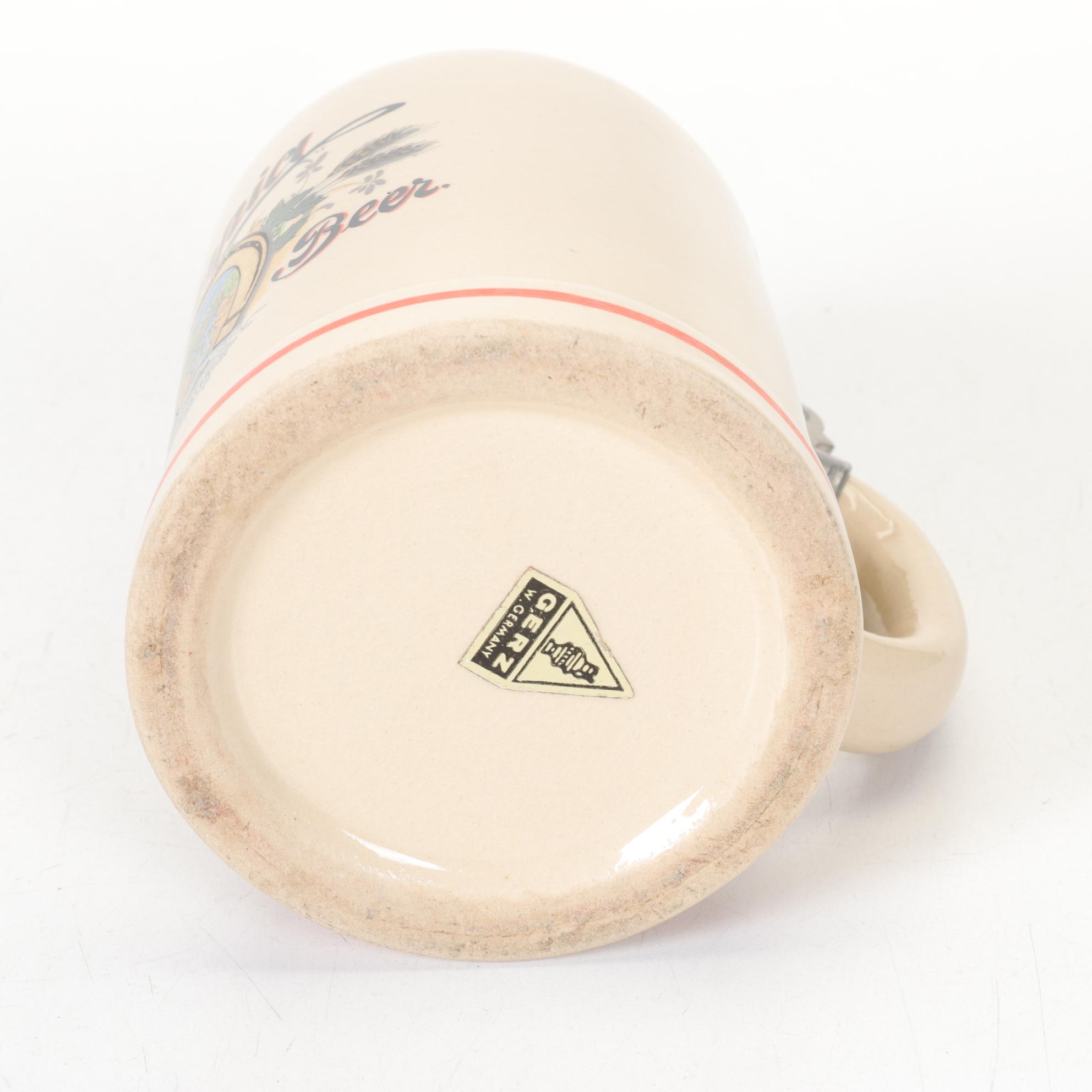 Austria and Munich Coat of Arms Beer Steins