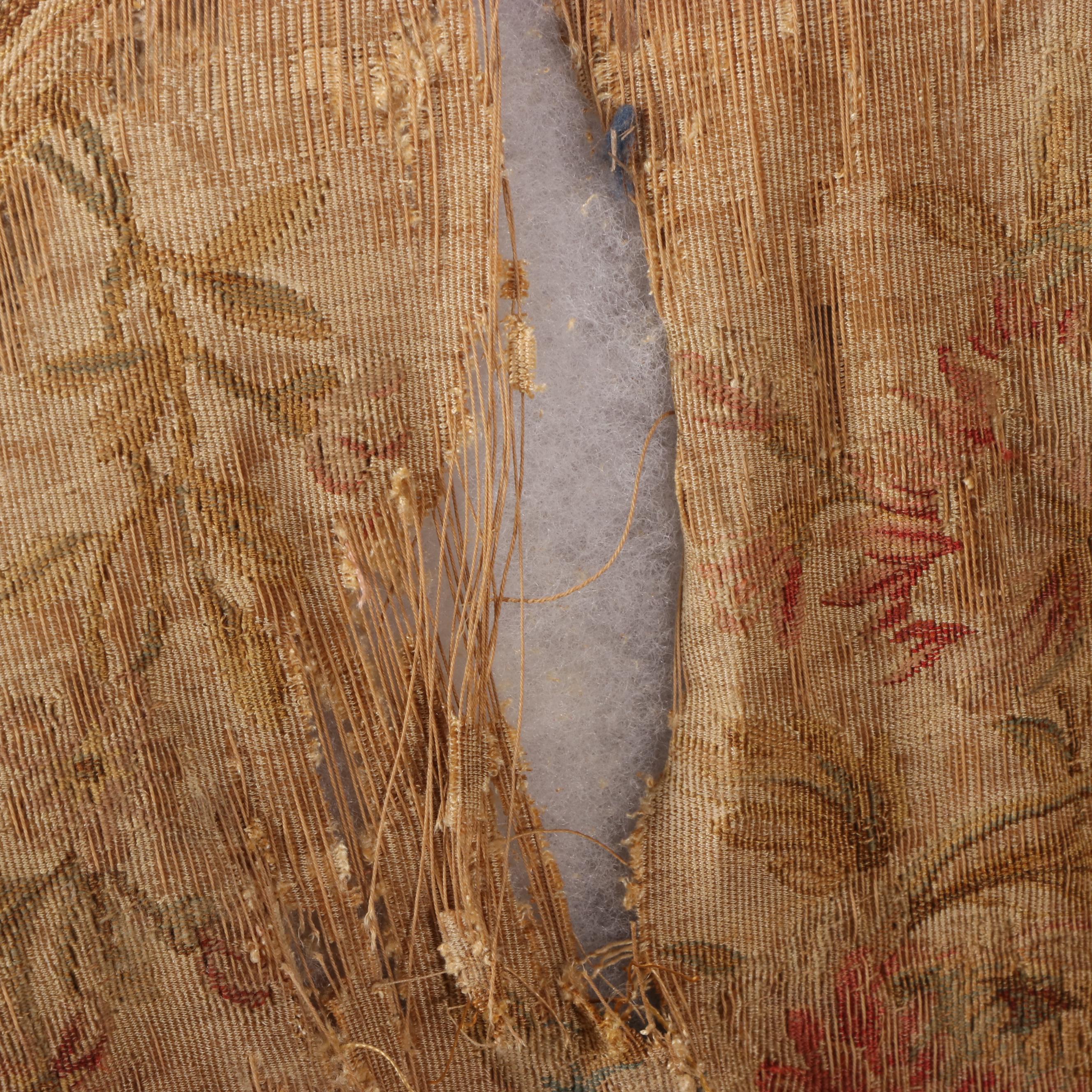 Armand Bardié Louis XVI Style Giltwood and Aubusson Tapestry Settee