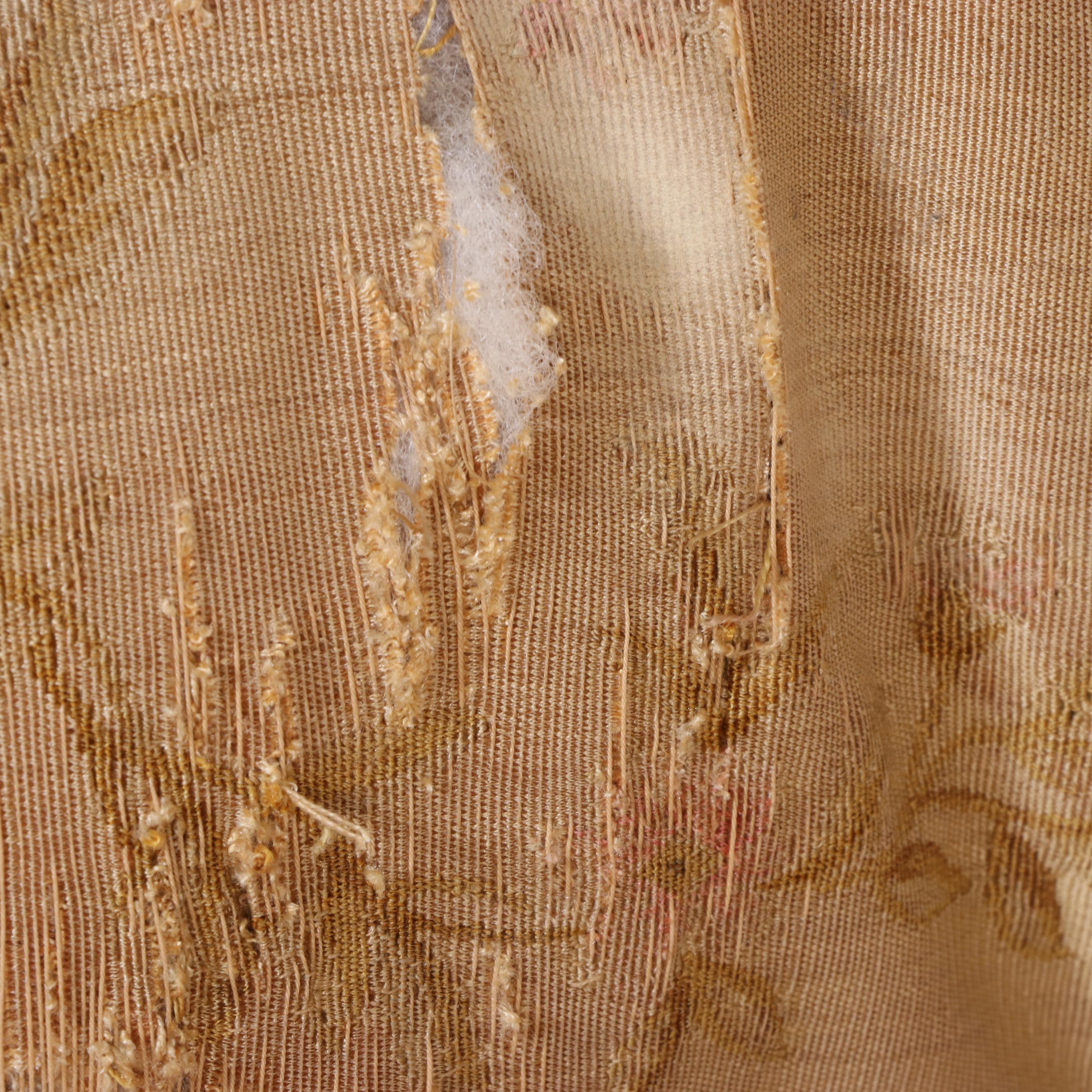 Armand Bardié Louis XVI Style Giltwood and Aubusson Tapestry Settee