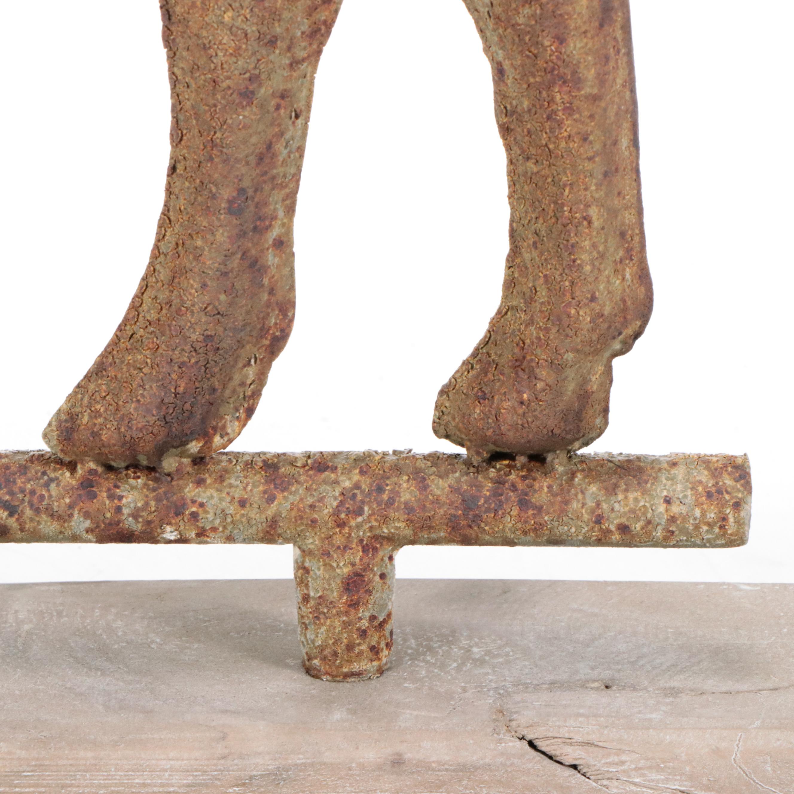 Molded Reindeer Weathervane Figure