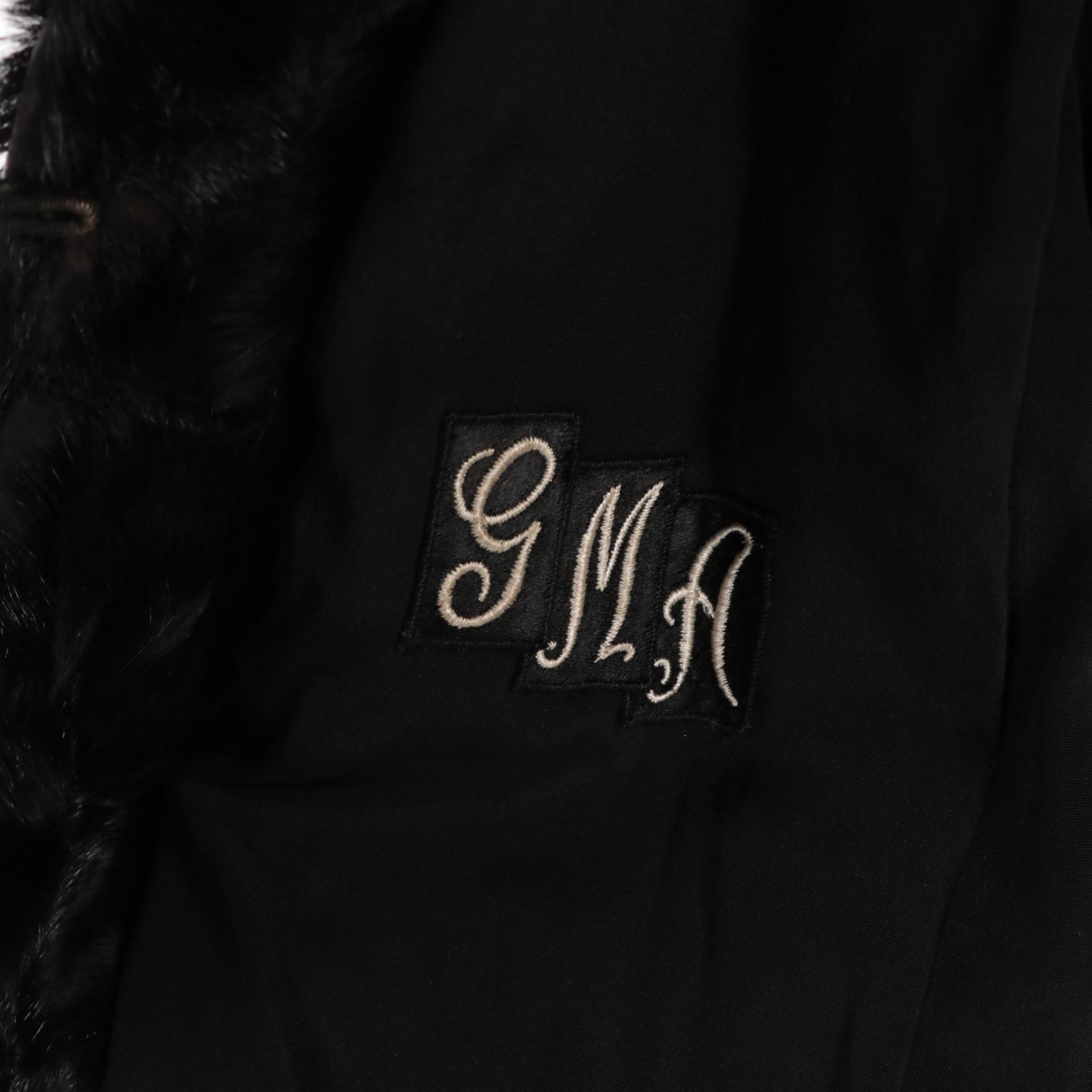 Broadtail Lamb Fur Coat from Furs by Heimann's, Mid-20th Century