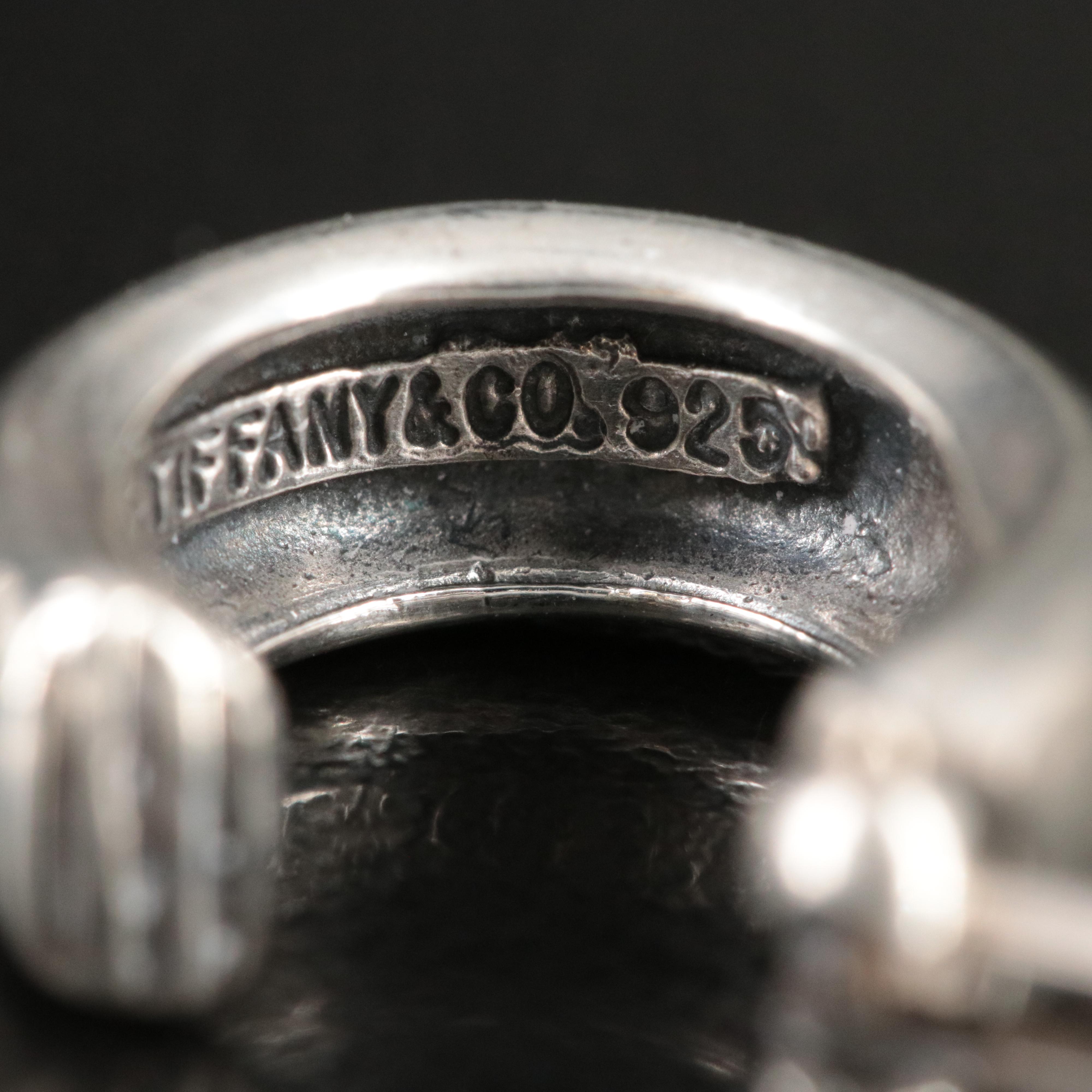 Tiffany & Co. Sterling Clip Earrings with Aventurine Removable Enhancers