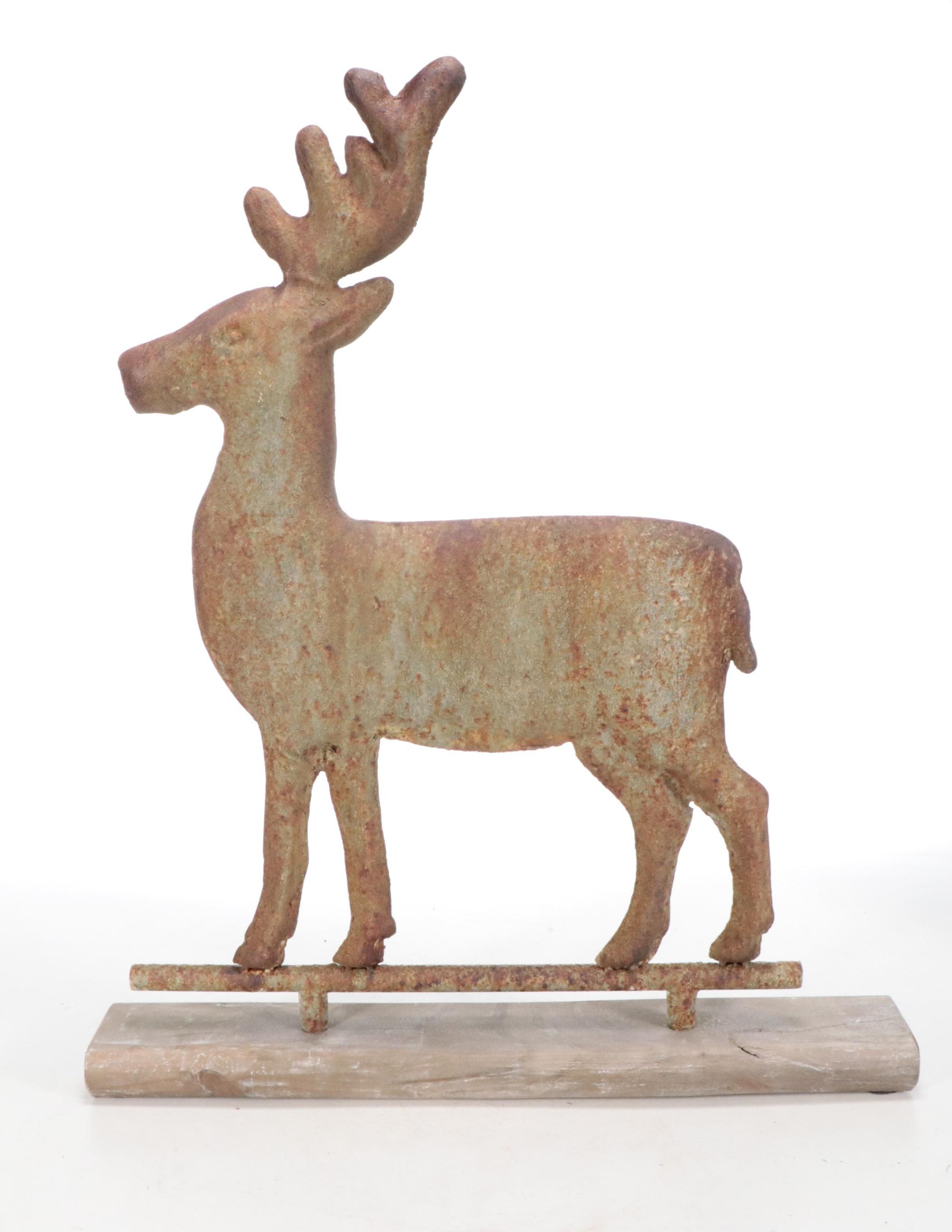 Molded Reindeer Weathervane Figure