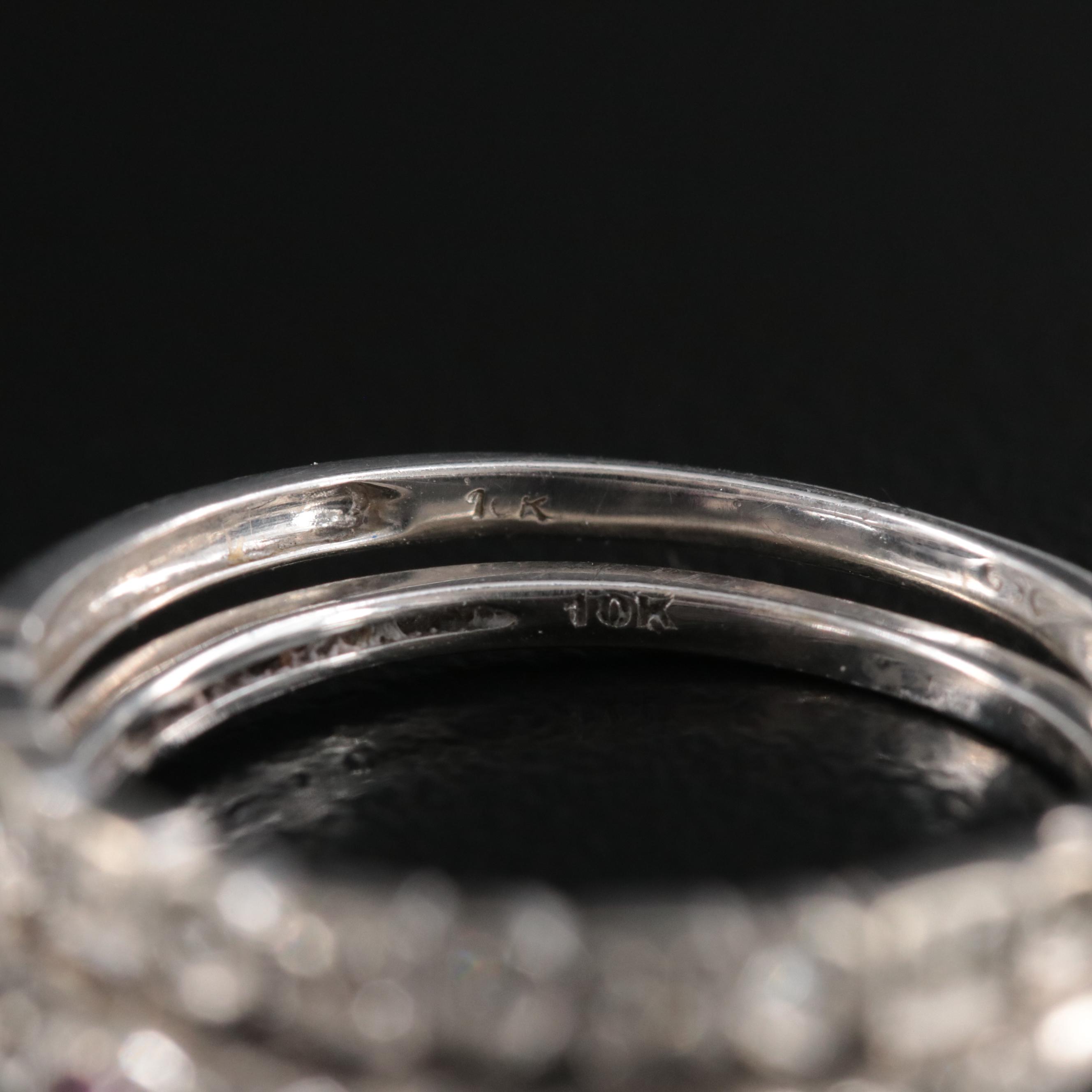 10K Bands with Diamond and Ruby