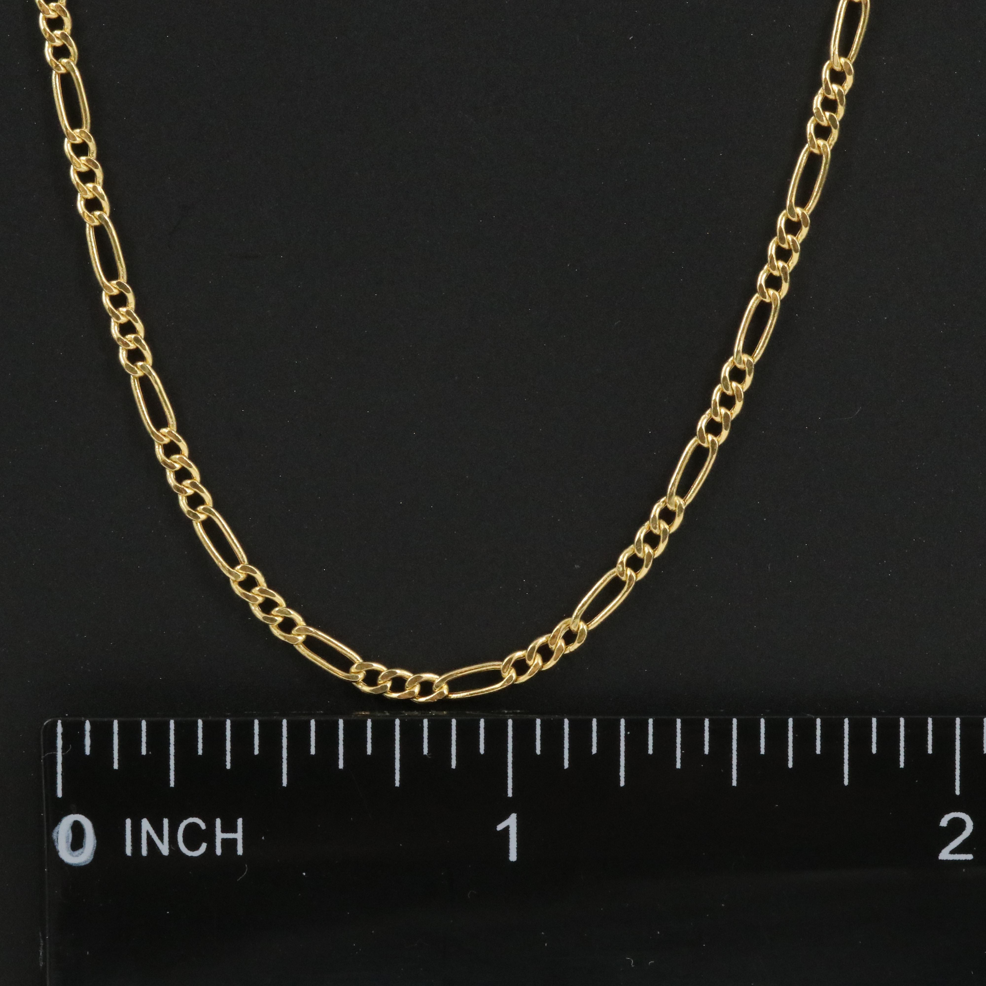 14K Figaro Chain Necklace