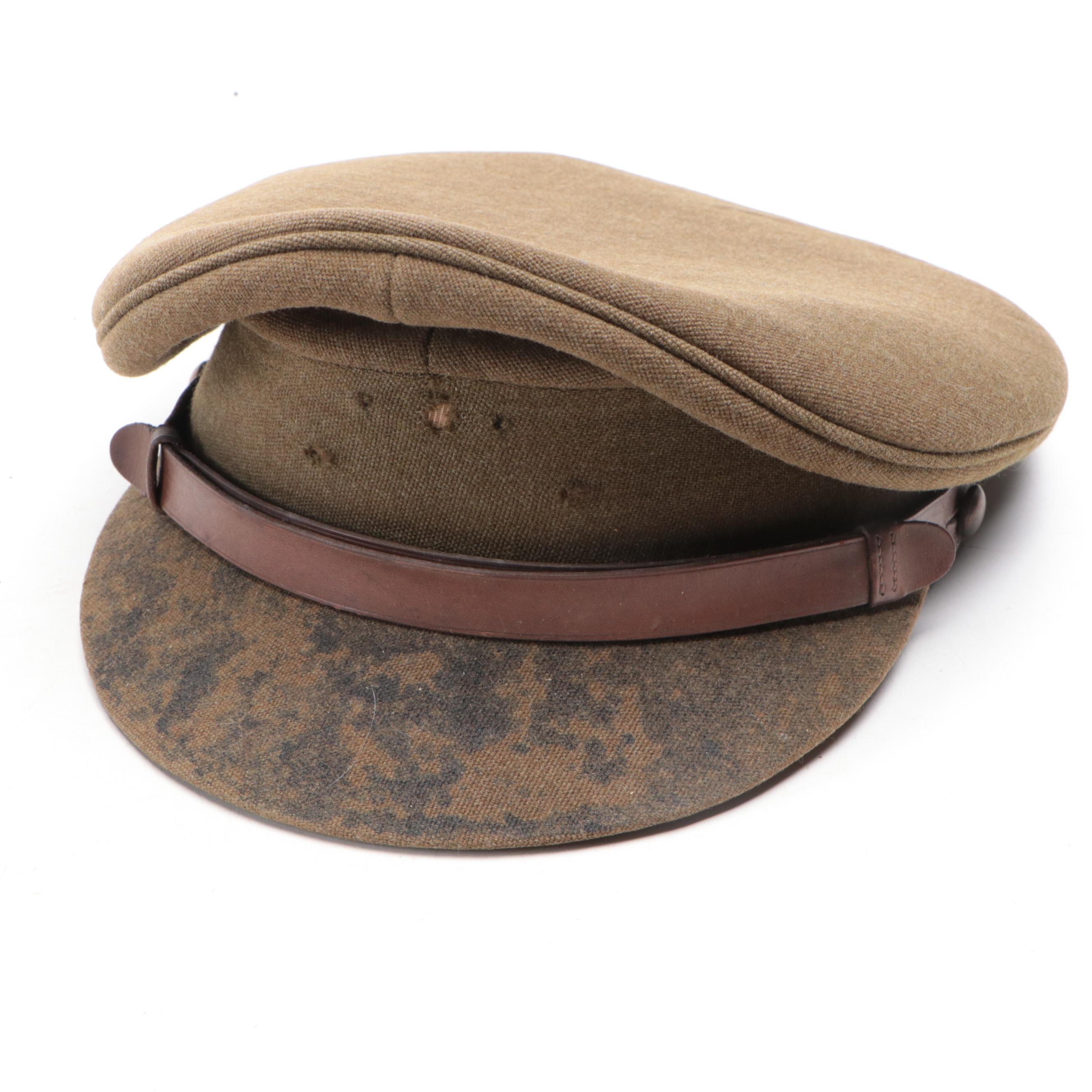 World War II Era British Army Officer's Peak Caps, Air Force Cap and More