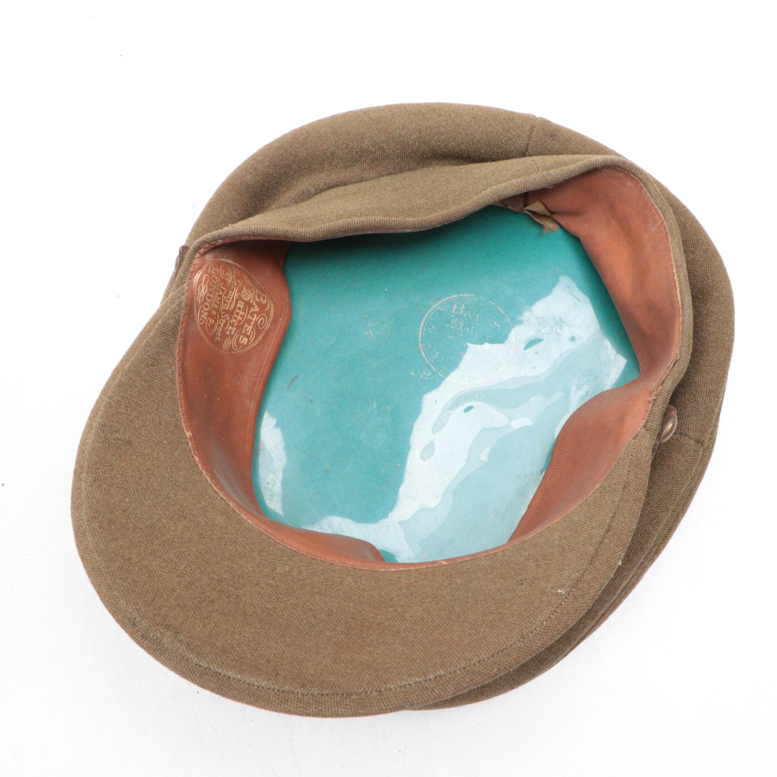 World War II Era British Army Officer's Peak Caps, Air Force Cap and More