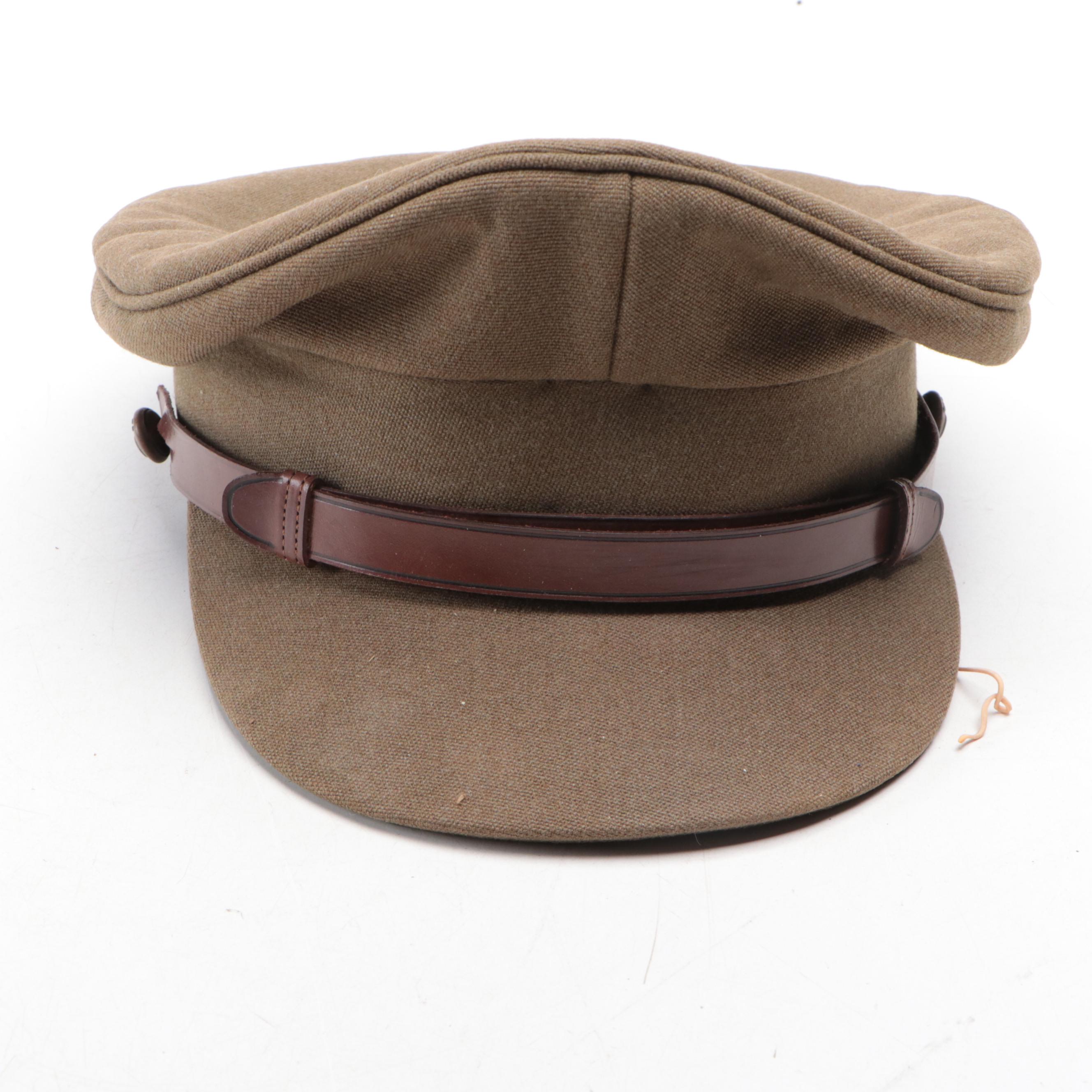 World War II Era British Army Officer's Peak Caps, Air Force Cap and More