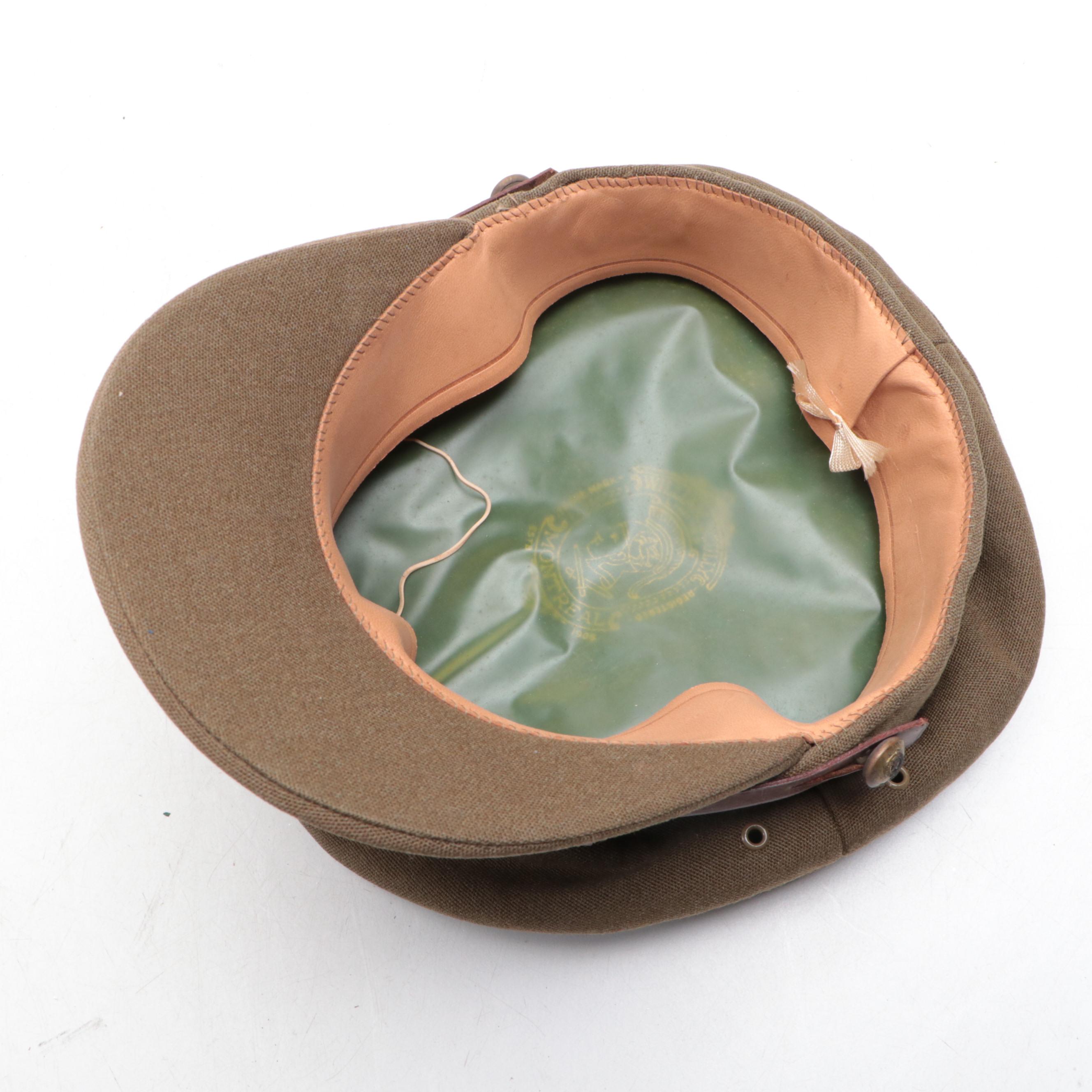 World War II Era British Army Officer's Peak Caps, Air Force Cap and More