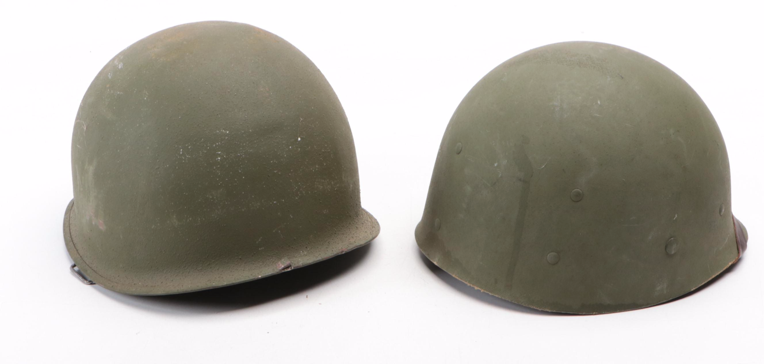 World War II Era U.S. Military M1 Helmet, Italian M33 Helmet and More