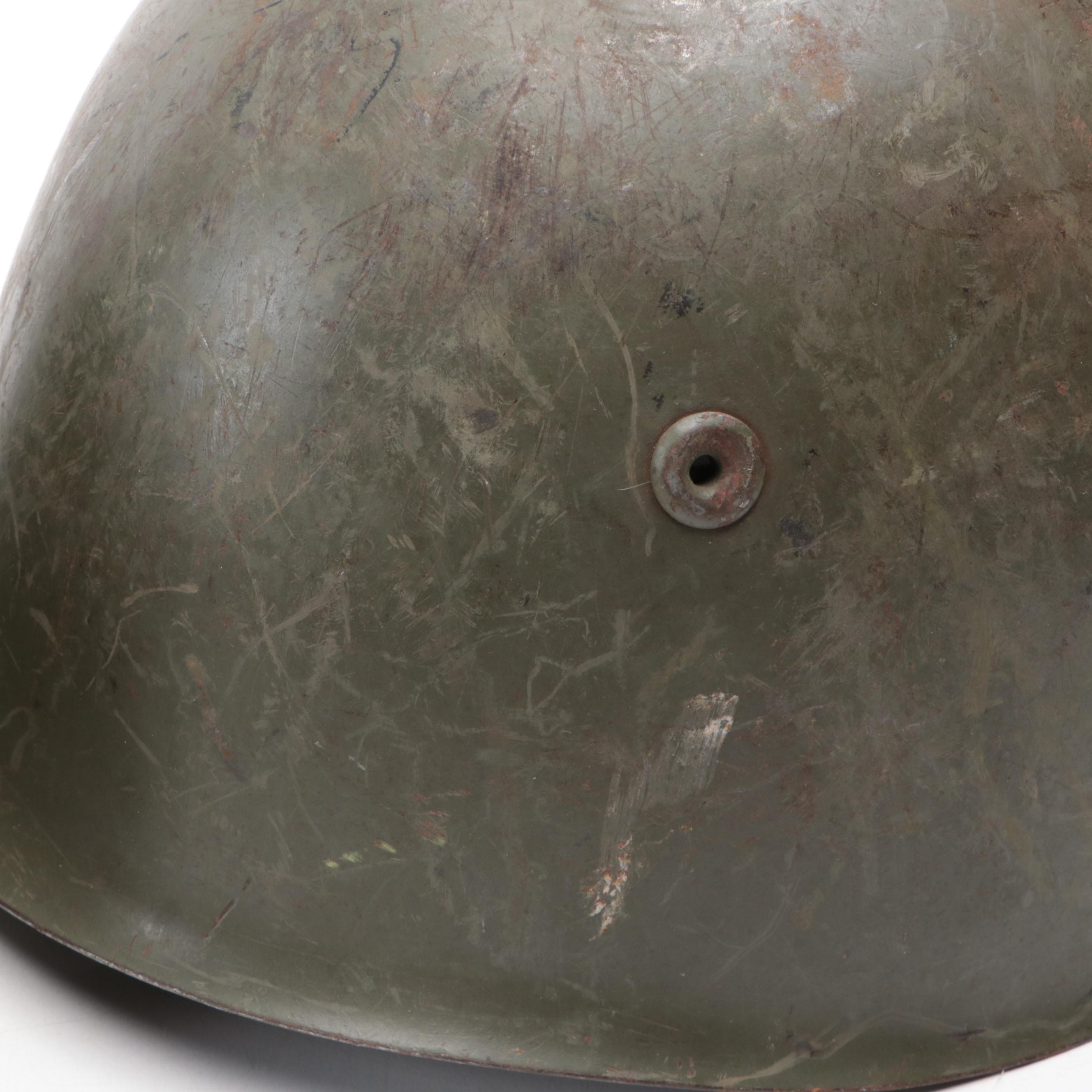 World War II Era U.S. Military M1 Helmet, Italian M33 Helmet and More