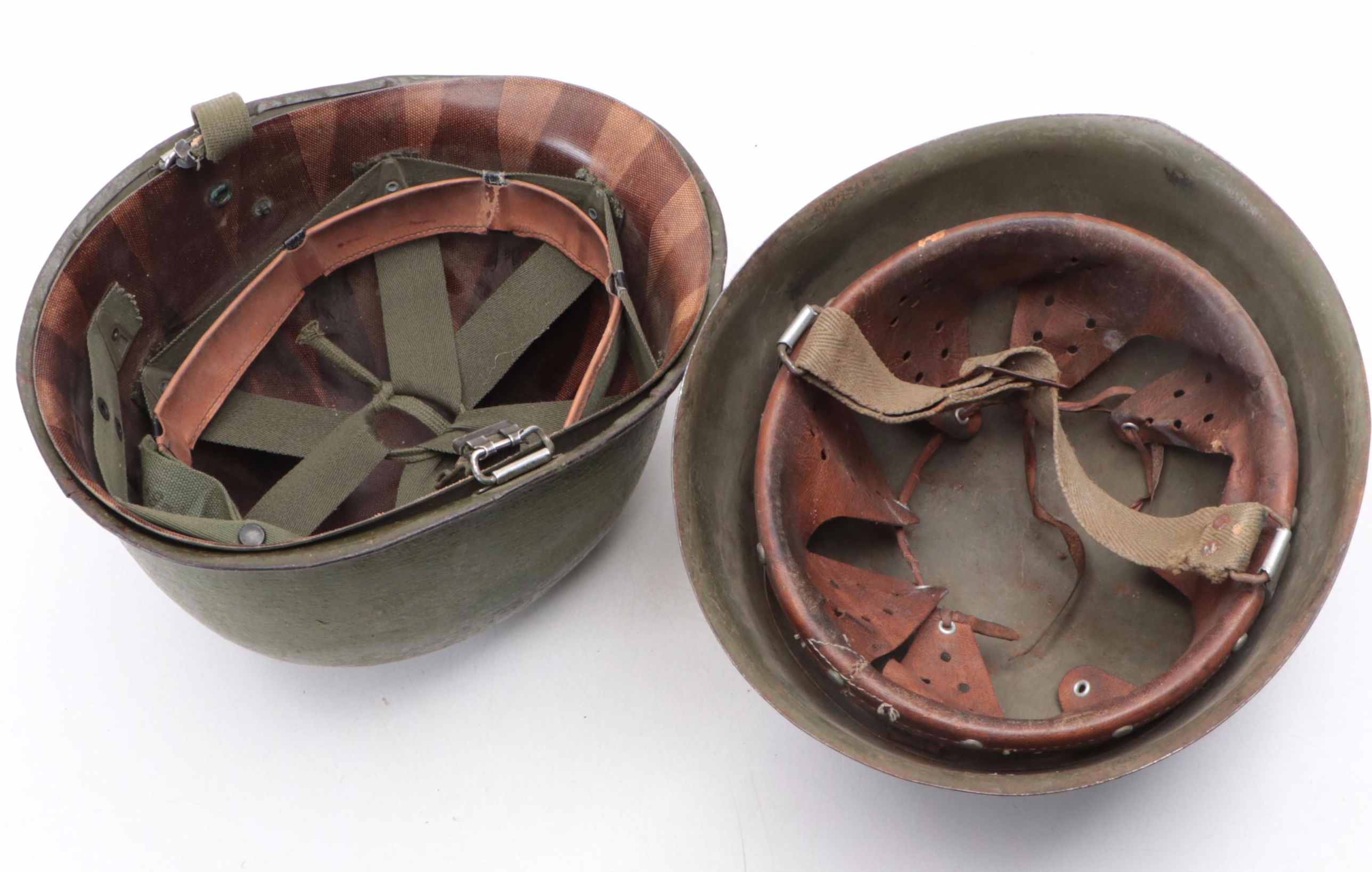 World War II Era U.S. Military M1 Helmet, Italian M33 Helmet and More