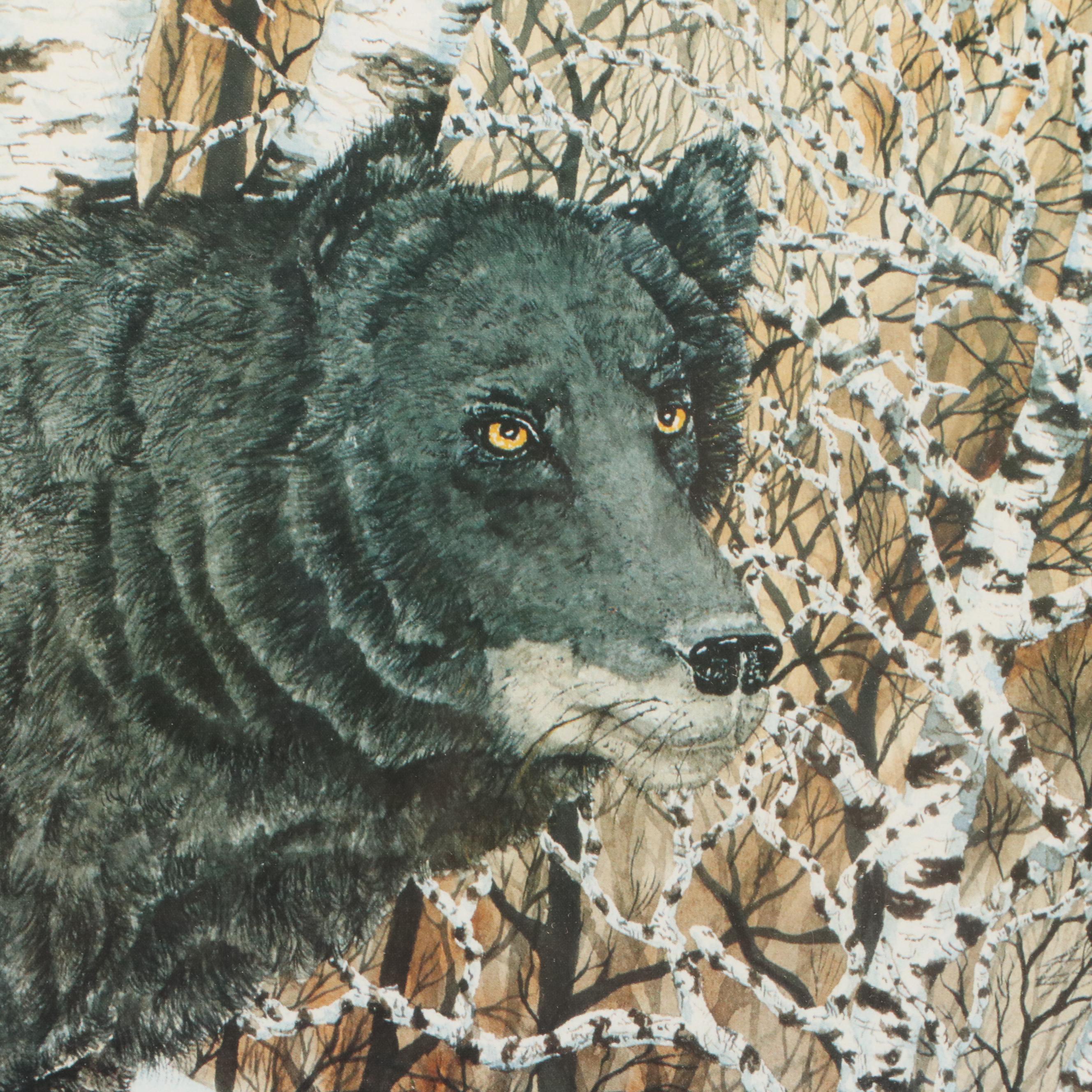 Thomas Ellis Offset Lithograph "Alpha Pair"