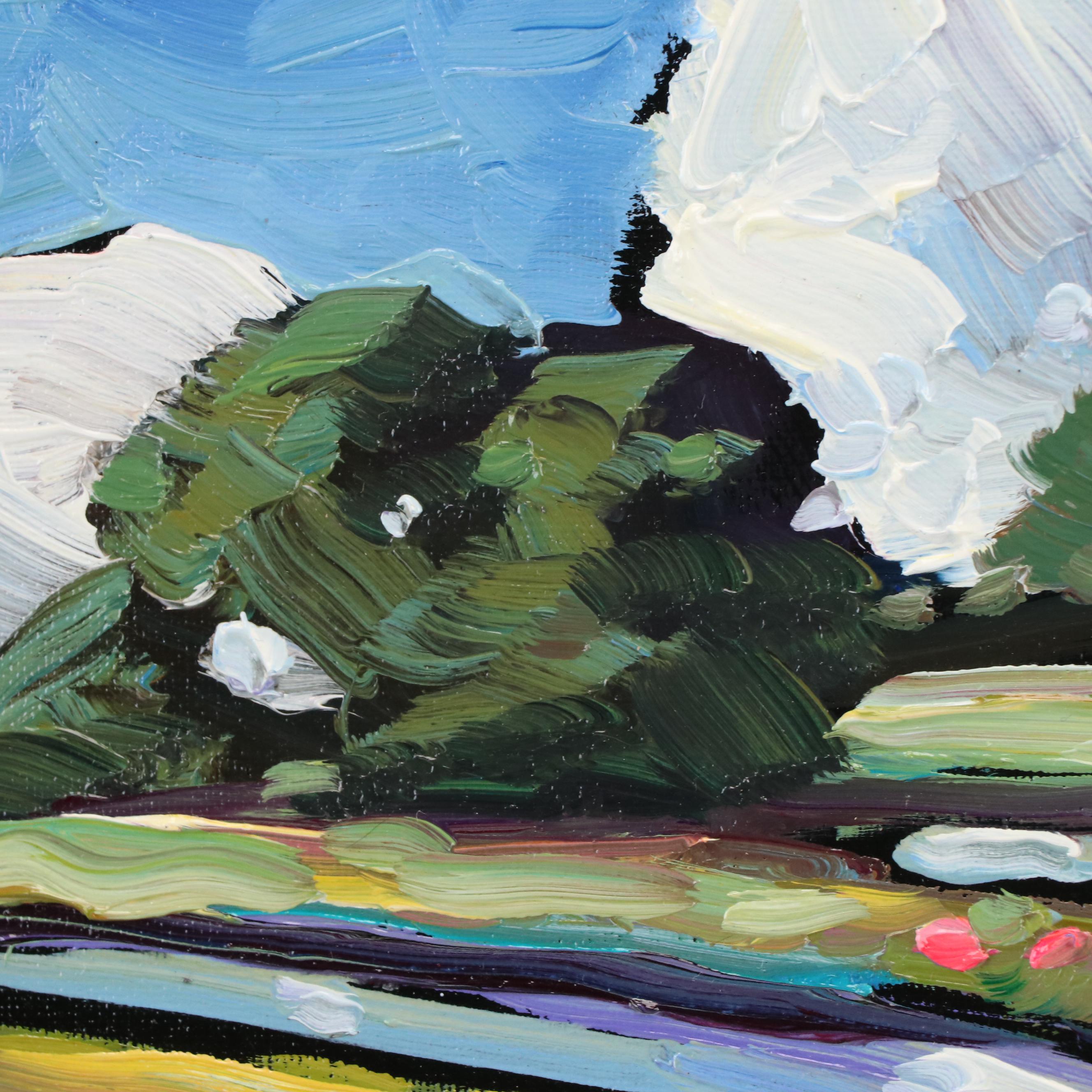 William Hawkins Landscape Oil Painting, 21st Century Everything But