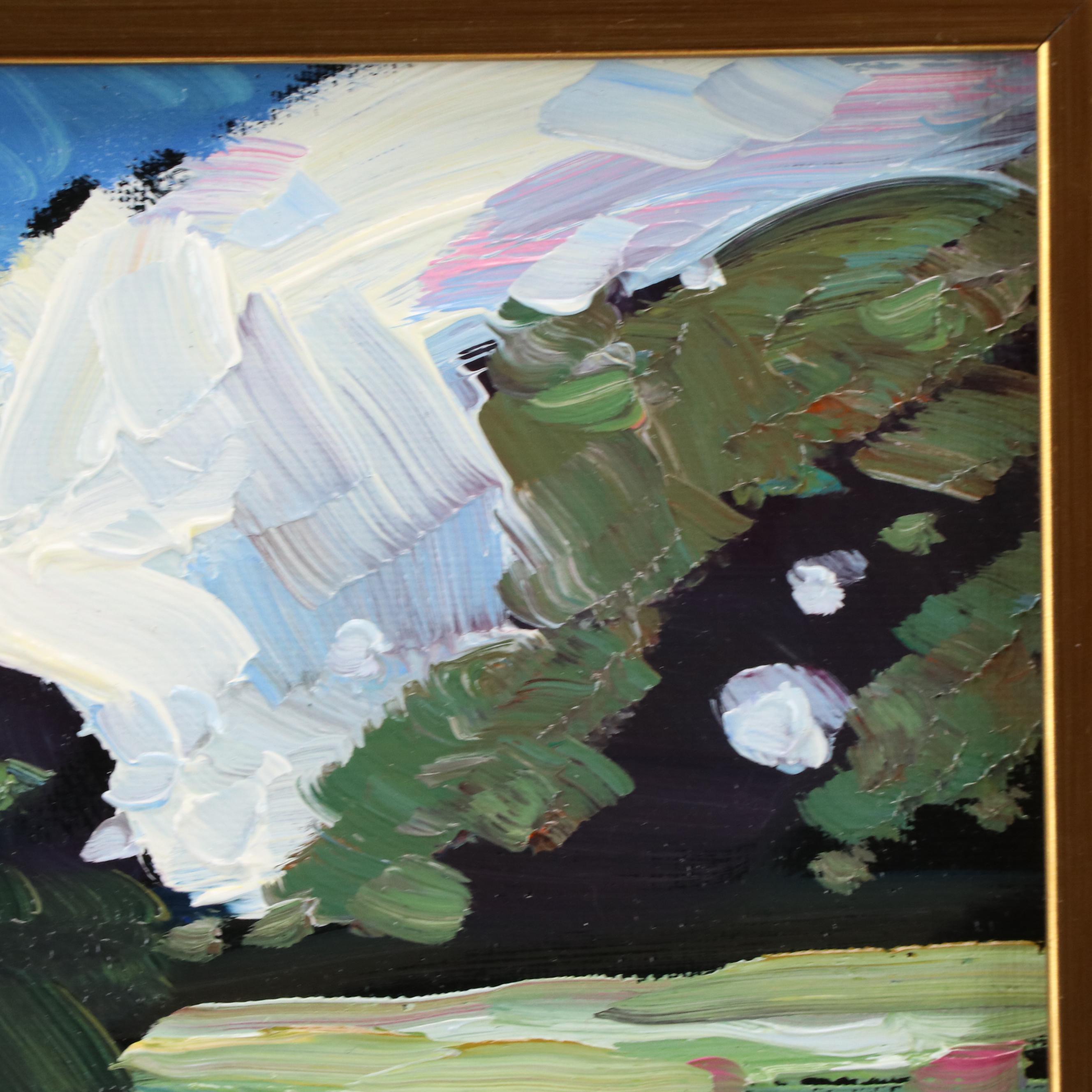 William Hawkins Landscape Oil Painting, 21st Century Everything But