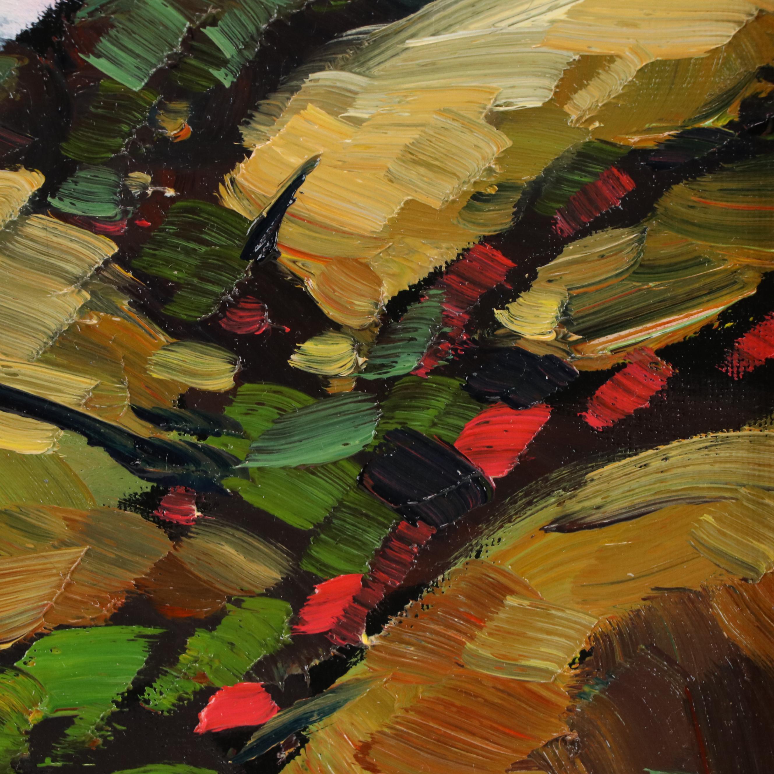 William Hawkins Landscape Oil Painting, 21st Century Everything But