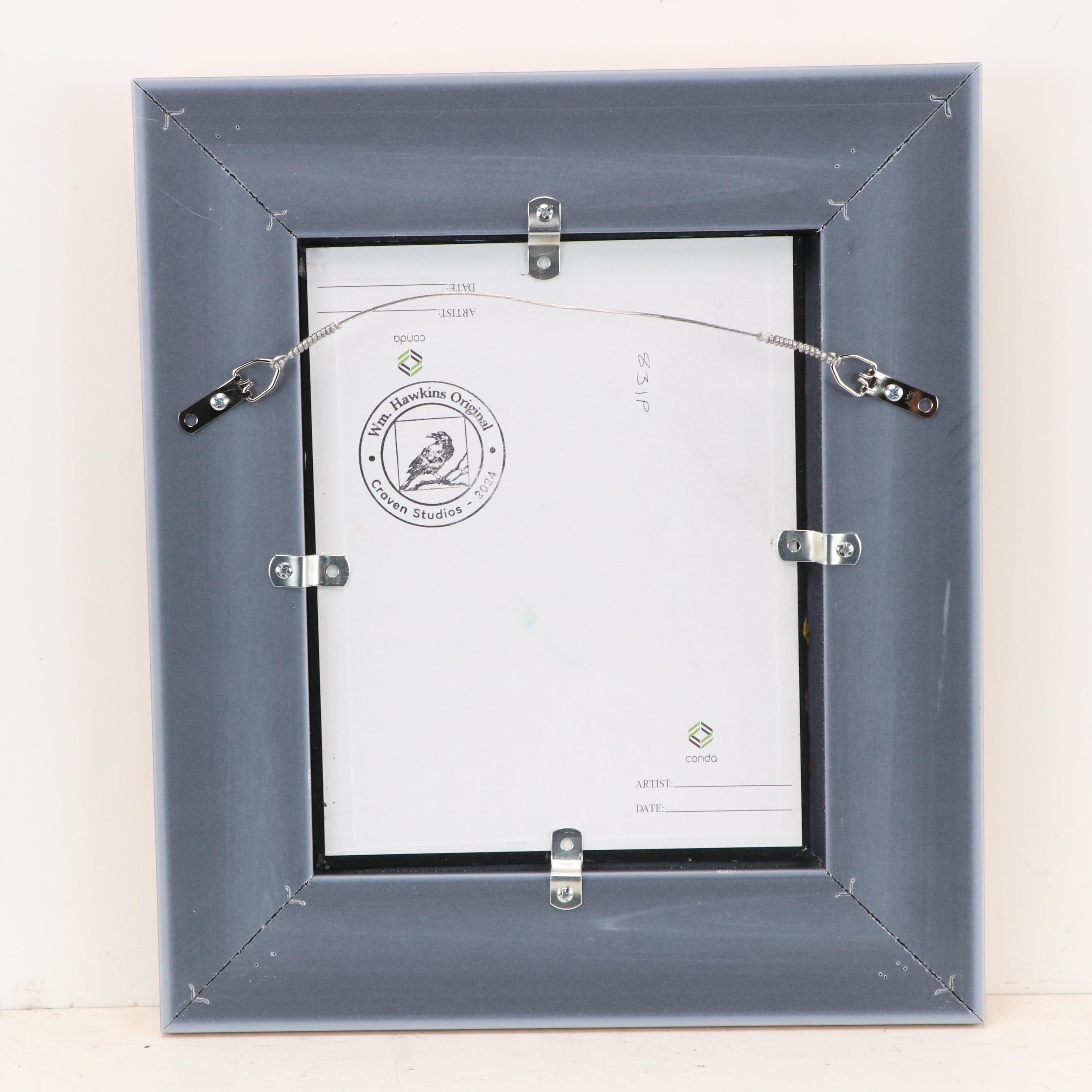 William Hawkins Landscape Oil Painting, 21st Century Everything But