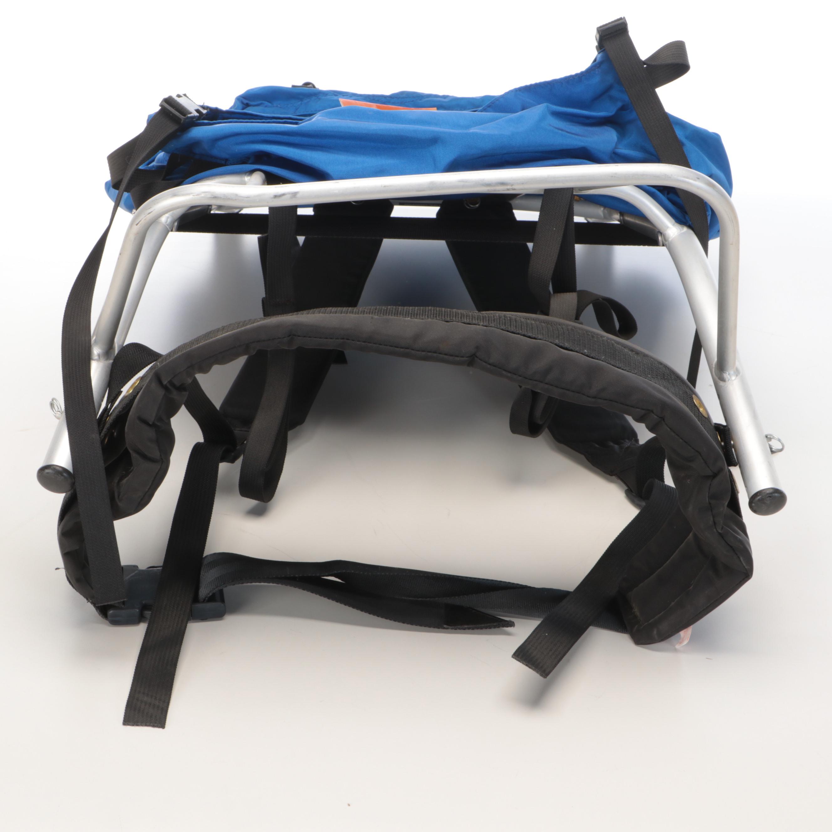 Alpenlite XL External Frame Hiking Backpack with Sleeping Bags in